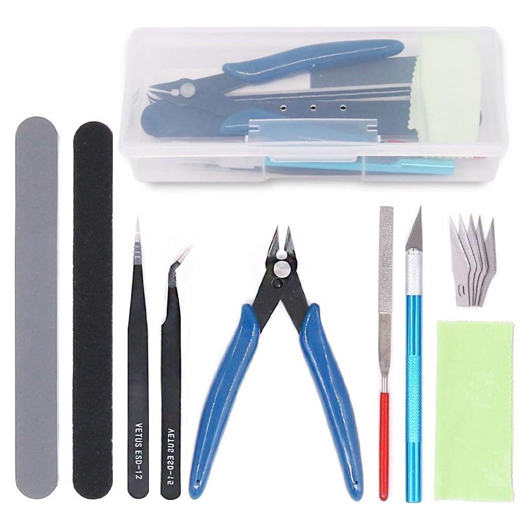 Kit de herramientas para modelismo Rustark 9 piezas