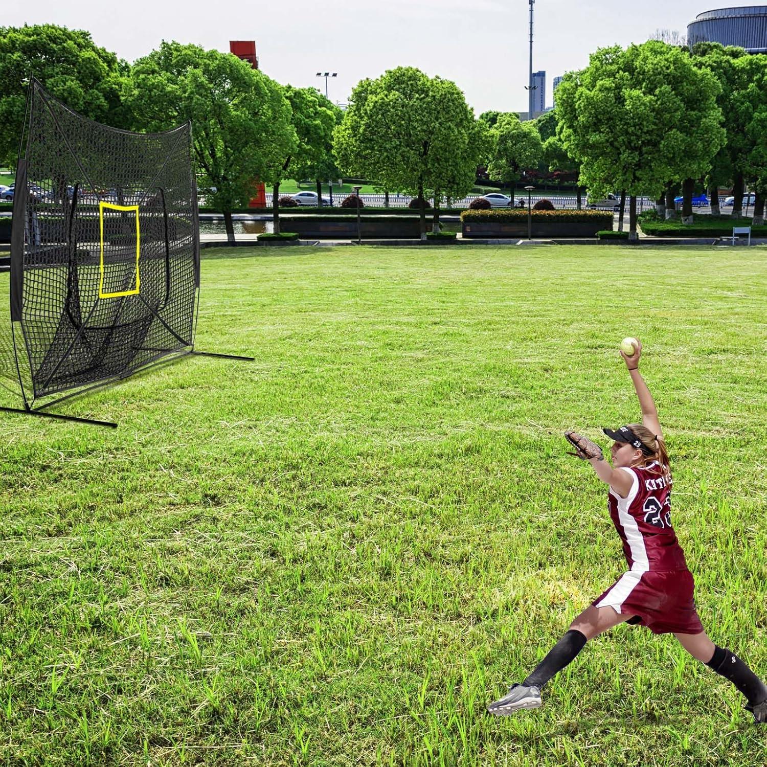 Objetivos Ajustables de Béisbol Leyndo - 2 Pcs, 60x40 cm