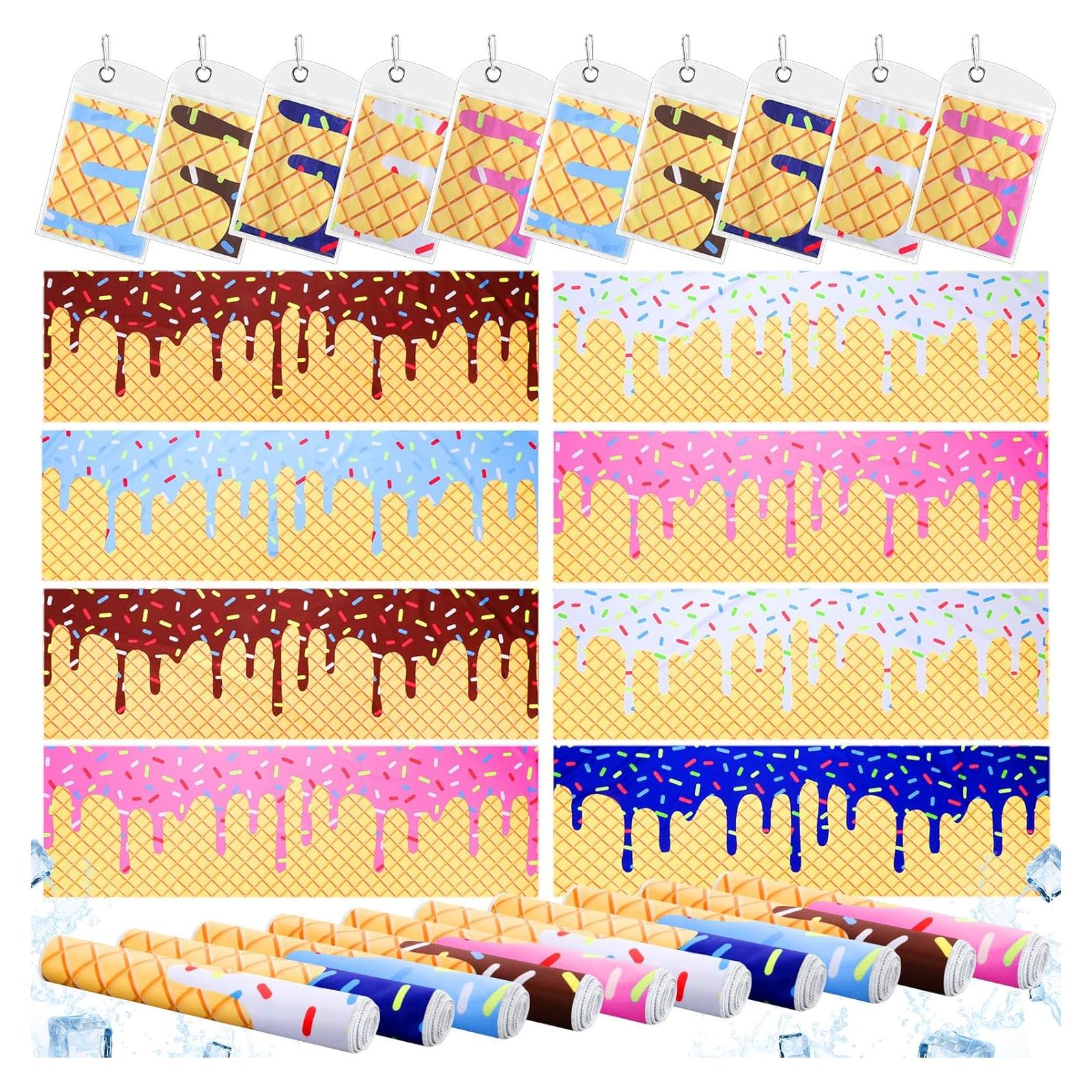 Toallas de Enfriamiento Breling 20 Pzas Microfibra 101.6x30.5cm