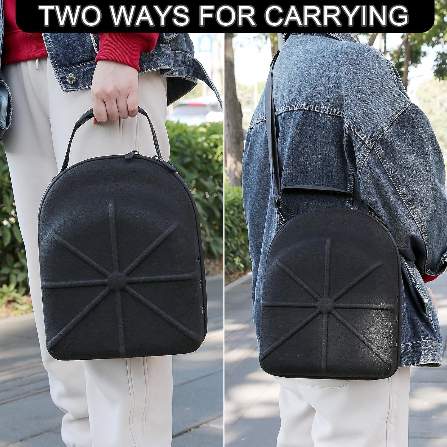 Funda Dura para Gorras de Béisbol HATCARRIER - 6 Gorras, Negro