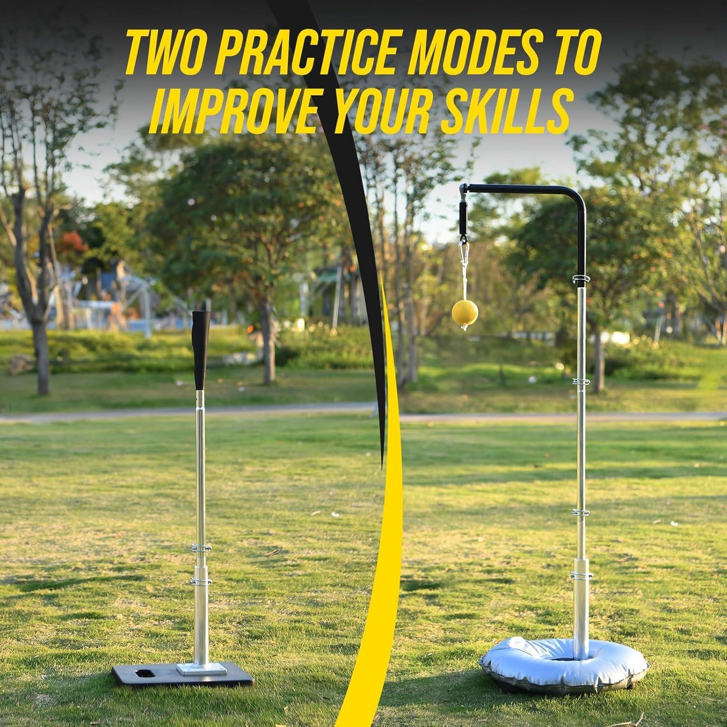 Entrenador de Bateo Patiassy Ajustable con Bolsa de Agua