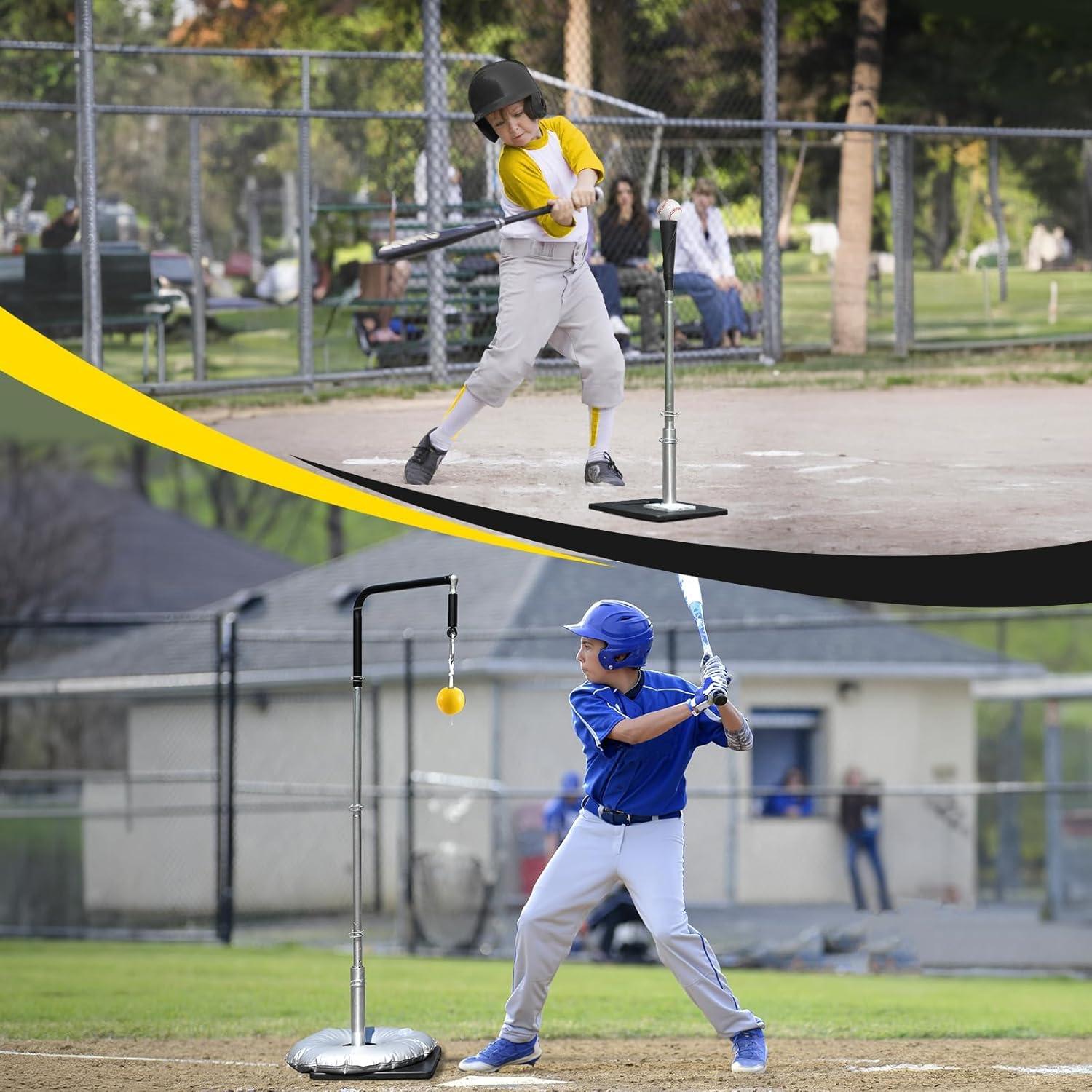 Entrenador de Bateo Patiassy Ajustable con Bolsa de Agua