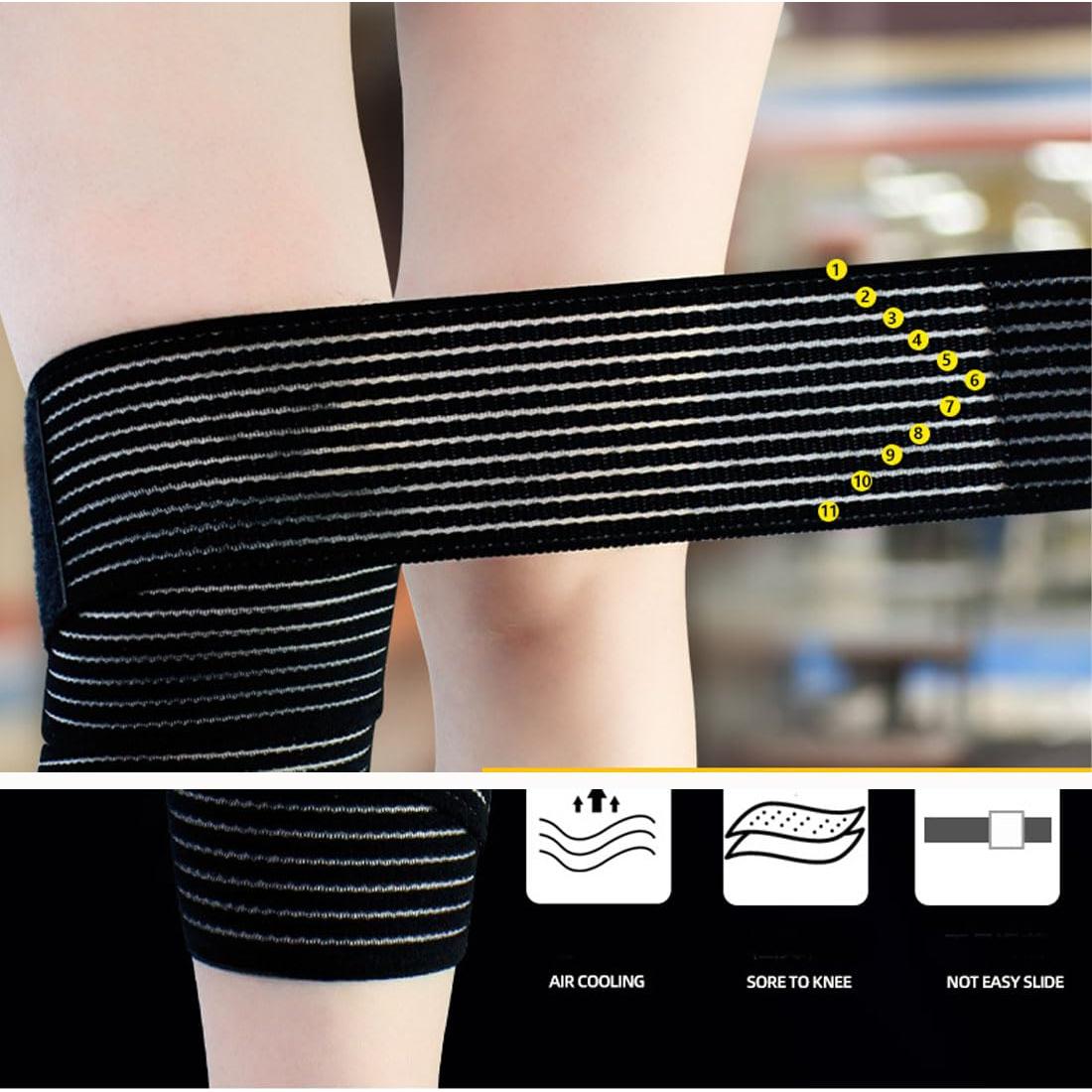 Soporte de Compresión para Rodilla CWB&ADB 70.8 cm Negro