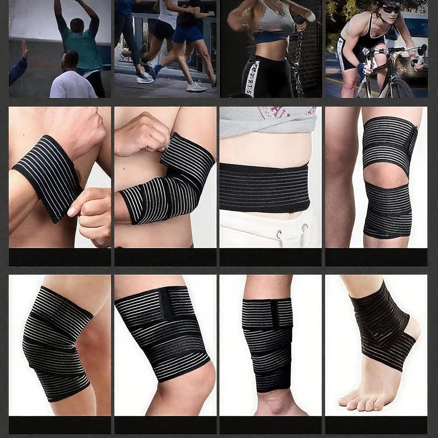 Soporte de Compresión para Rodilla CWB&ADB 70.8 cm Negro