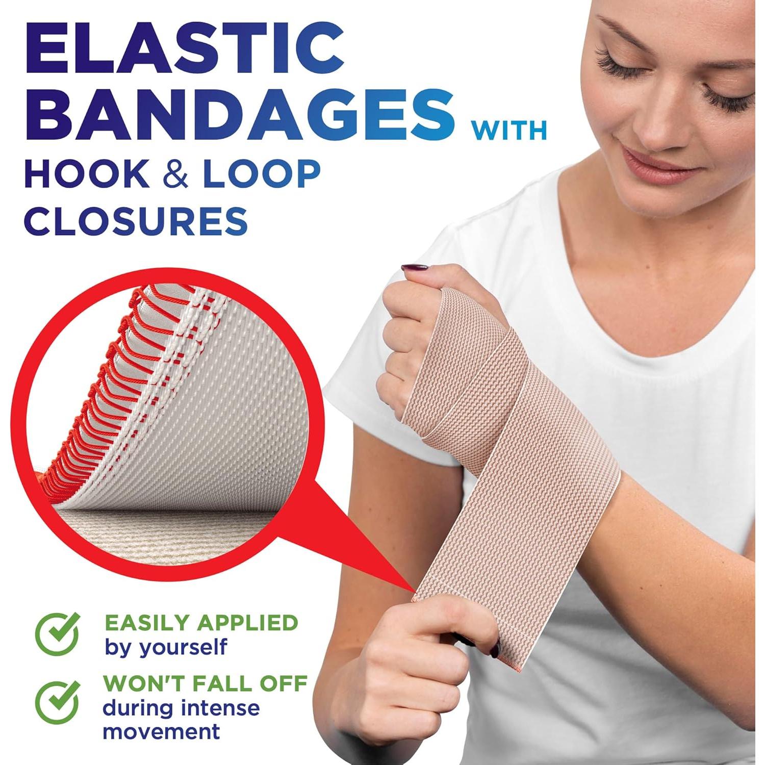 Venda Elástica Reutilizable Mighty-X 3" (2pk) Compresión Fuerte