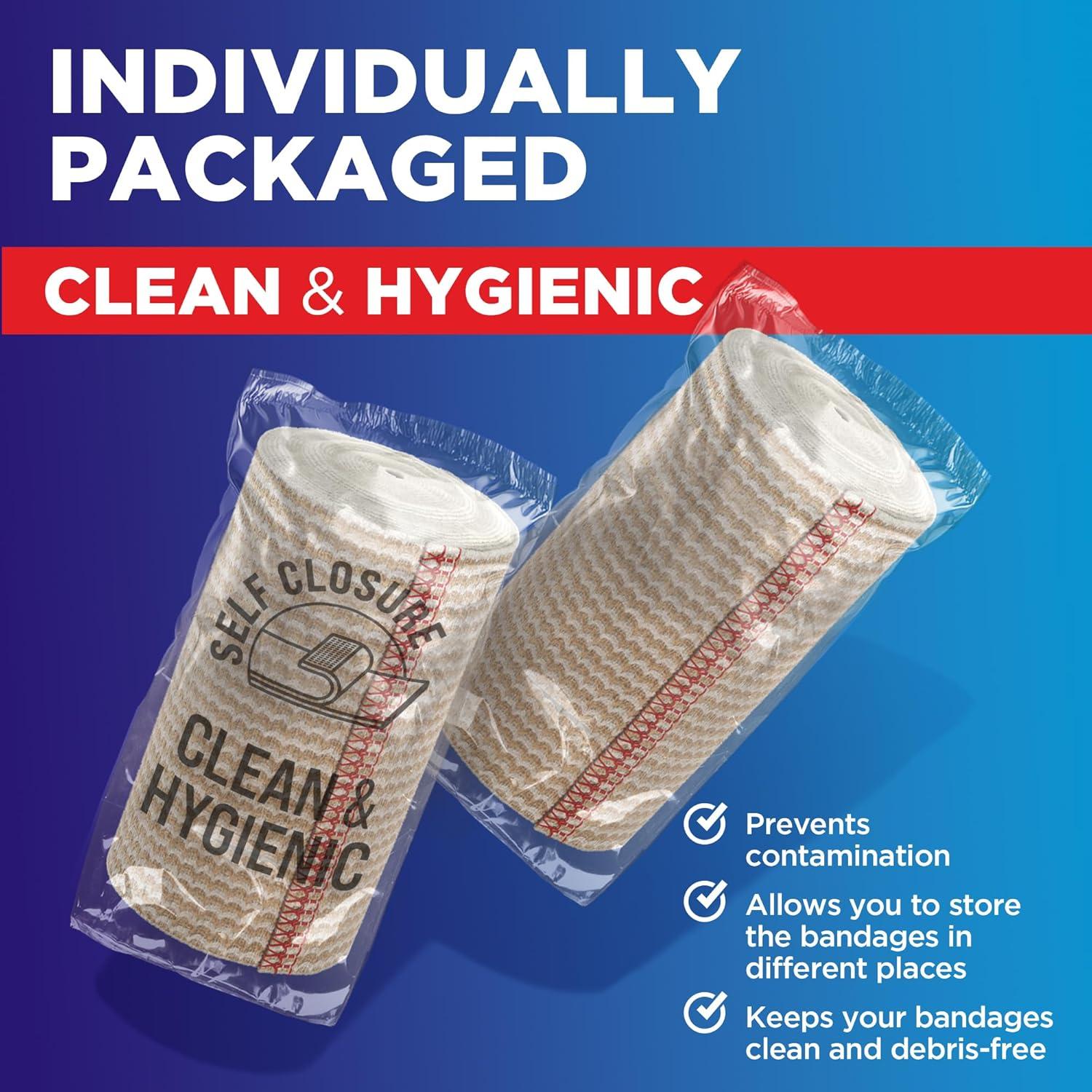 Venda Elástica Reutilizable Mighty-X 3" (2pk) Compresión Fuerte