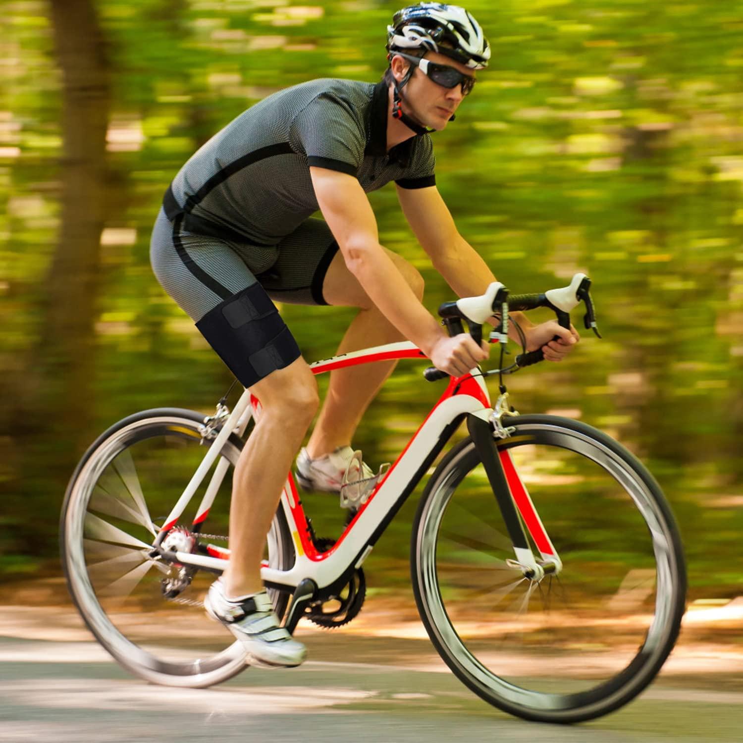 Faja de Muslo SupreGear Ajustable Neopreno Soporte Negro L