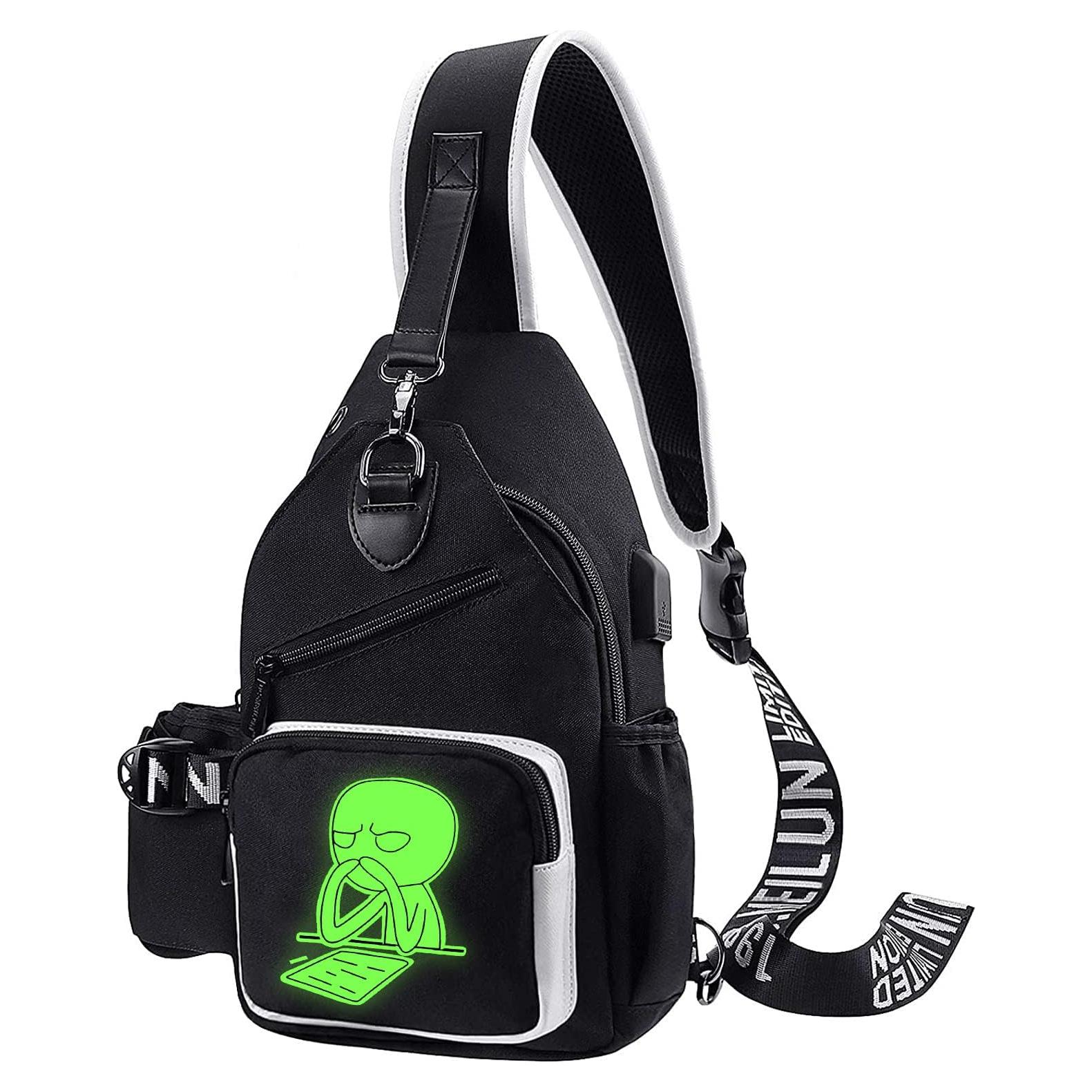 Bolsa Cruzada Luminosa Xinveen 33x18 cm Multifuncional