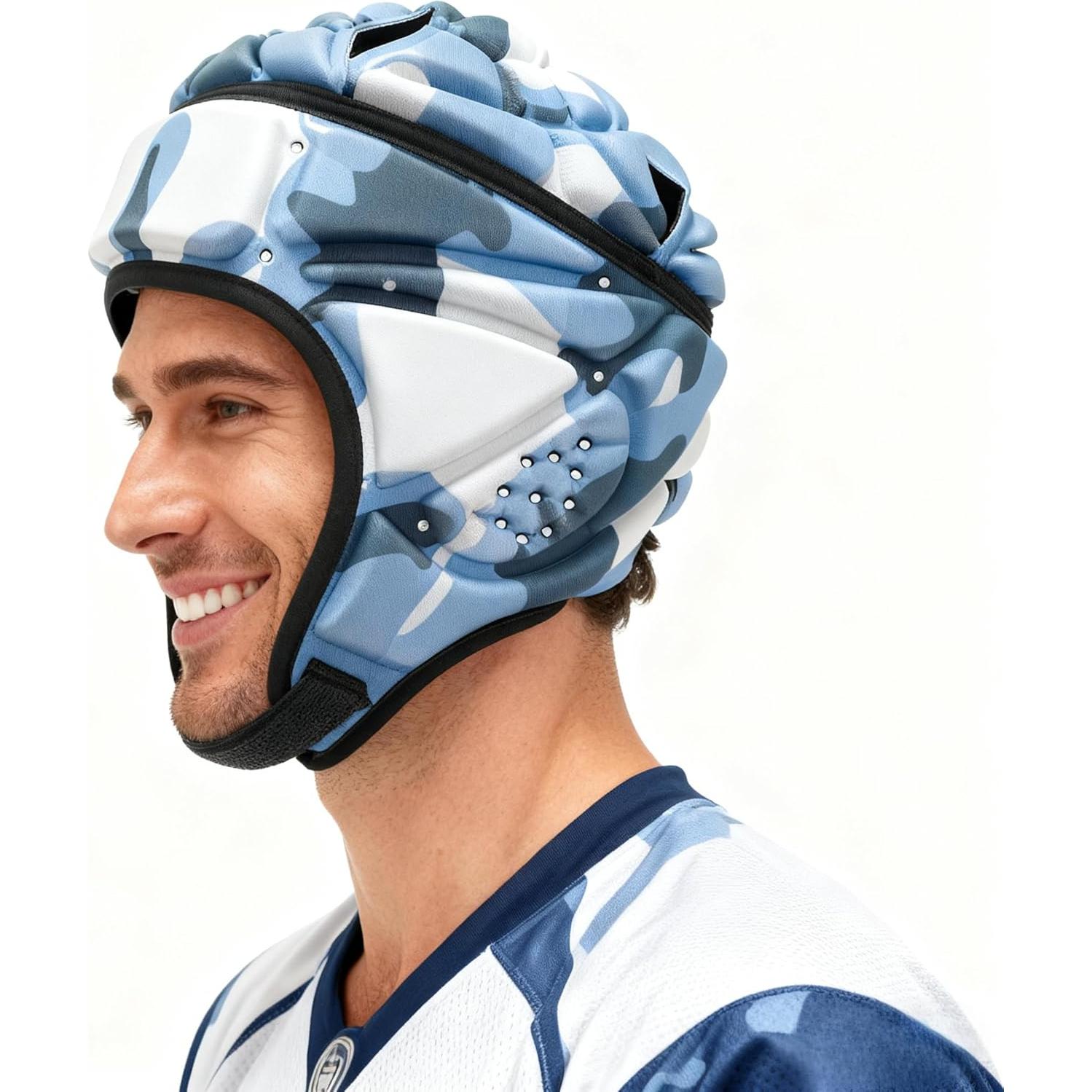 Casco de Rugby Holiberty FIT-EQT-159 Ajustable para Adultos