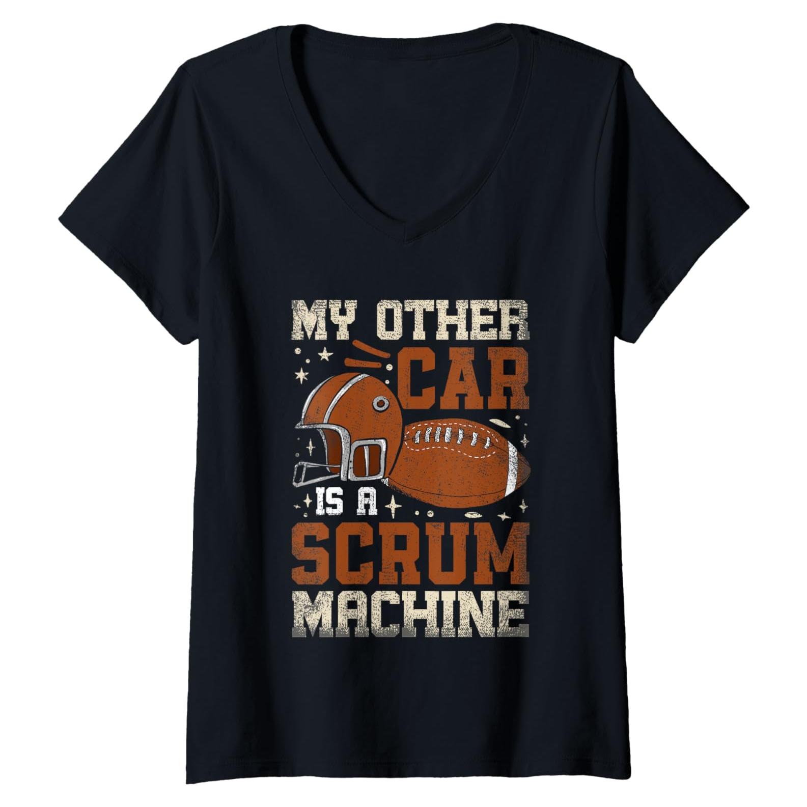 Camiseta V-Cuello Rugby Mujeres Regalos de Rugby