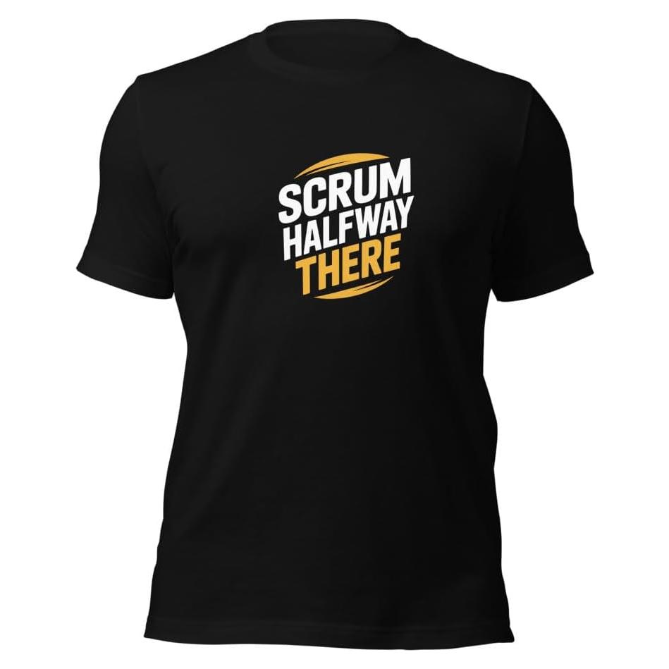 Camiseta de Rugby Unisex Scrum Halfway There 100% Algodón
