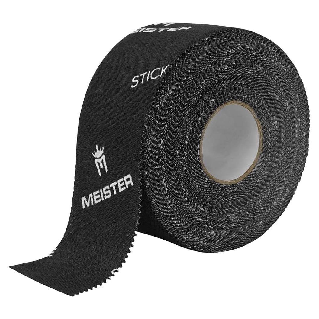 Cinta Atlética Meister StickElite Porosa 15yd x 3.81cm Negra