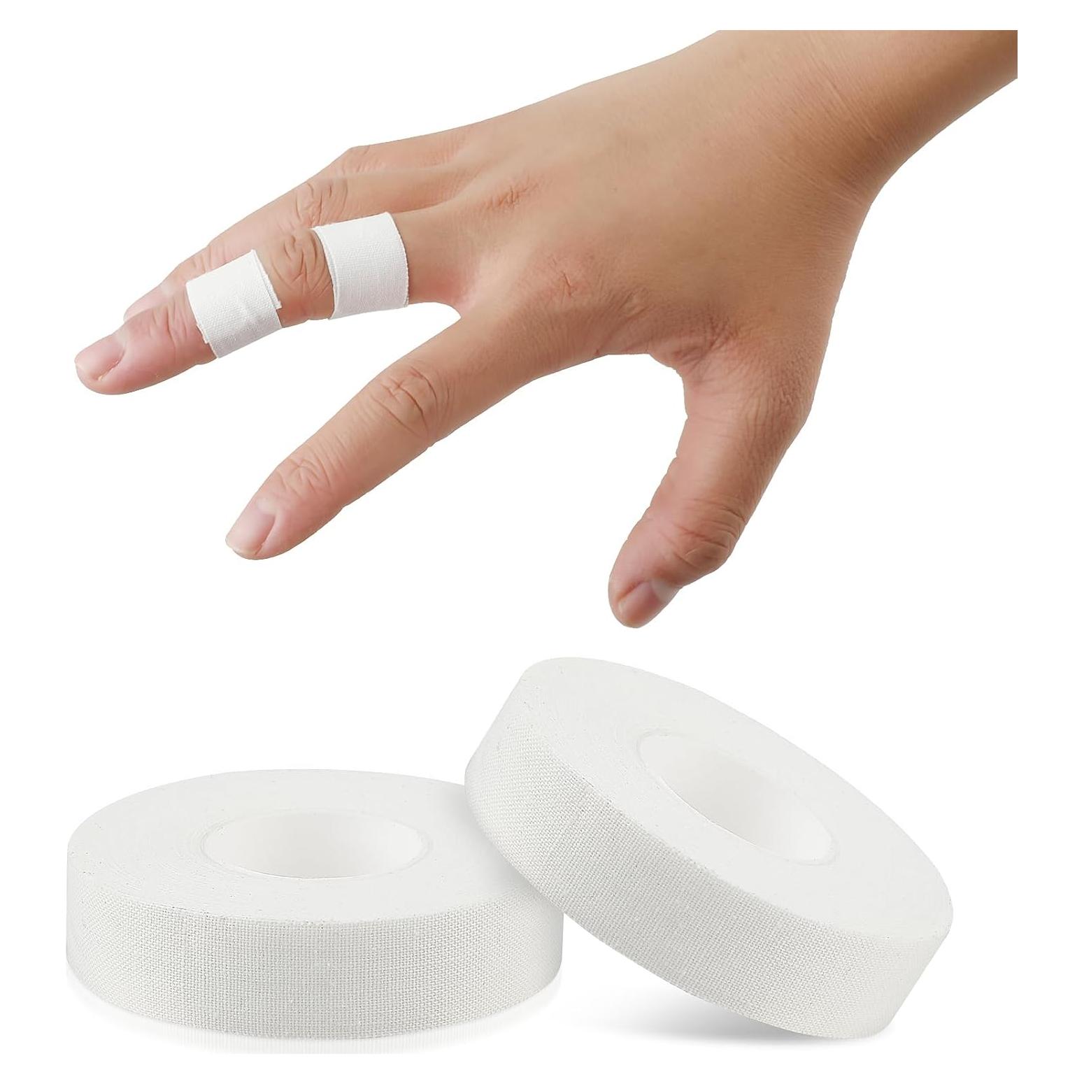 Cinta Atlética para Dedos COMNICO 2 Rollos Blanca 20x12 cm