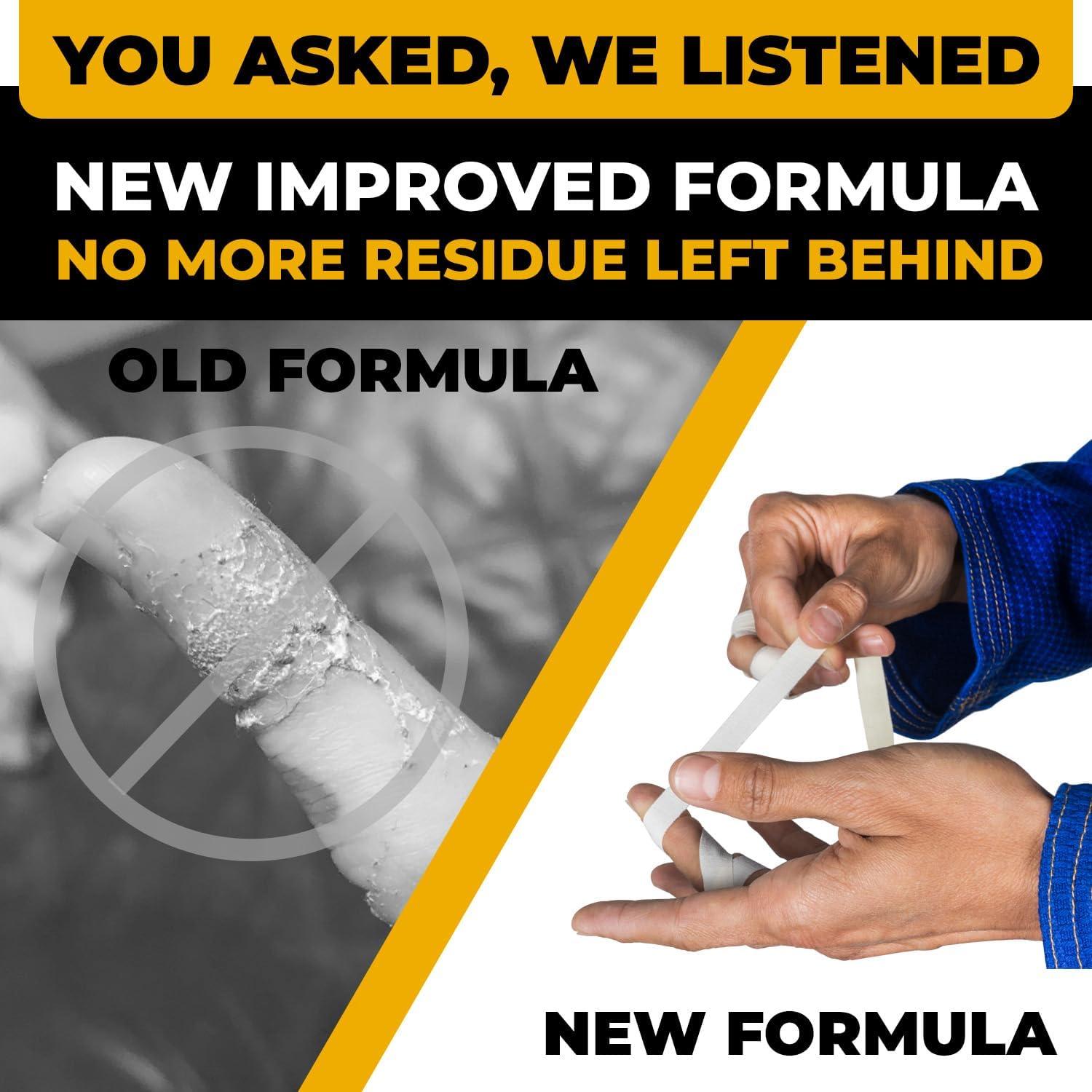 Cinta de Jiu Jitsu Gold BJJ - 3 Rollos Adhesivos 1.27 cm x 9.14 m