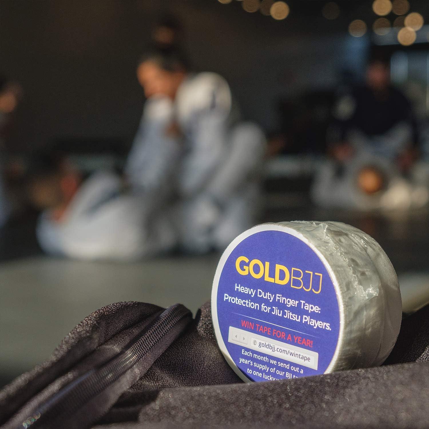 Cinta de Jiu Jitsu Gold BJJ - 3 Rollos Adhesivos 1.27 cm x 9.14 m