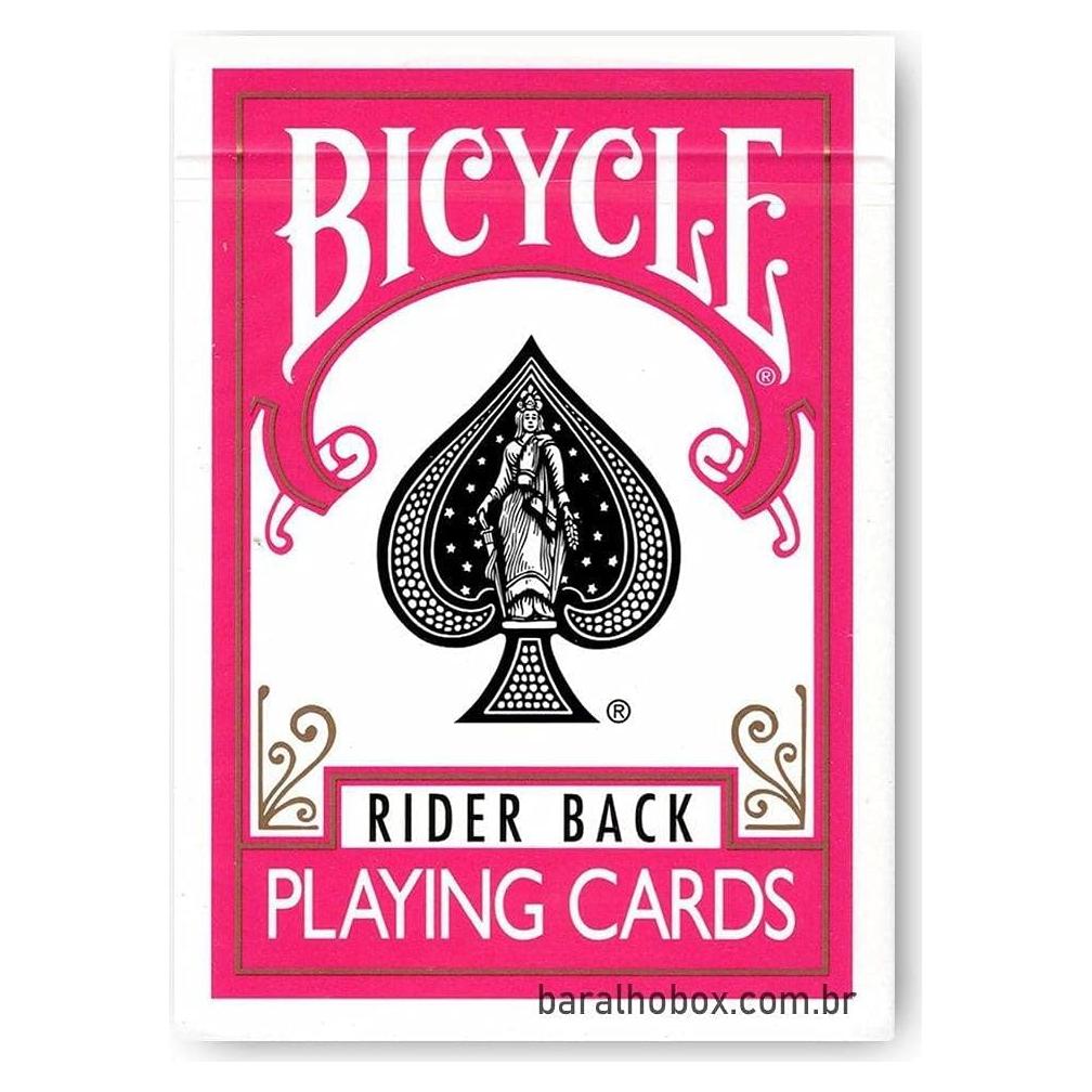 Deck de Cartas Bicycle Rider Back Fucsia - 90.72g