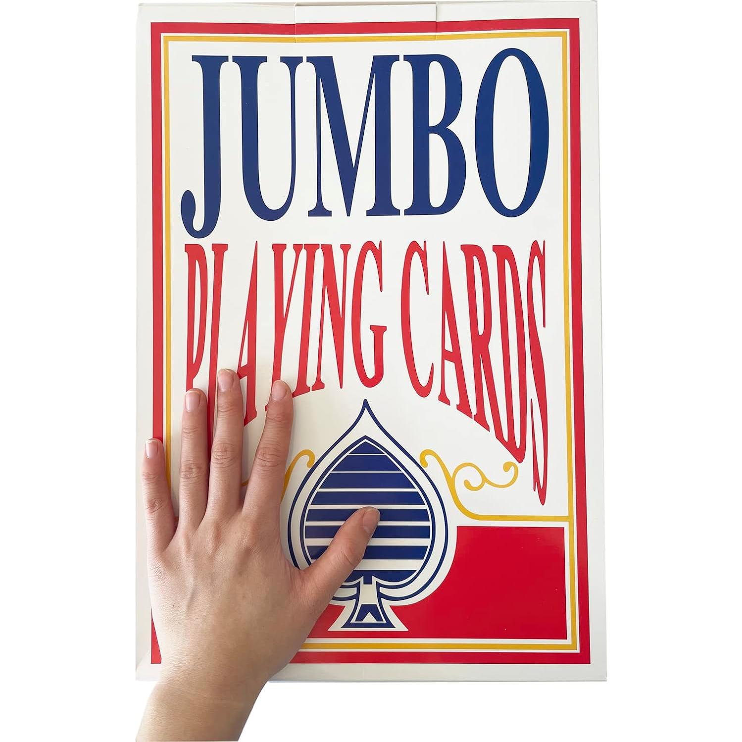 Baraja Jumbo de Cartas Yuanhe 52 Piezas 26.67x36.83 cm