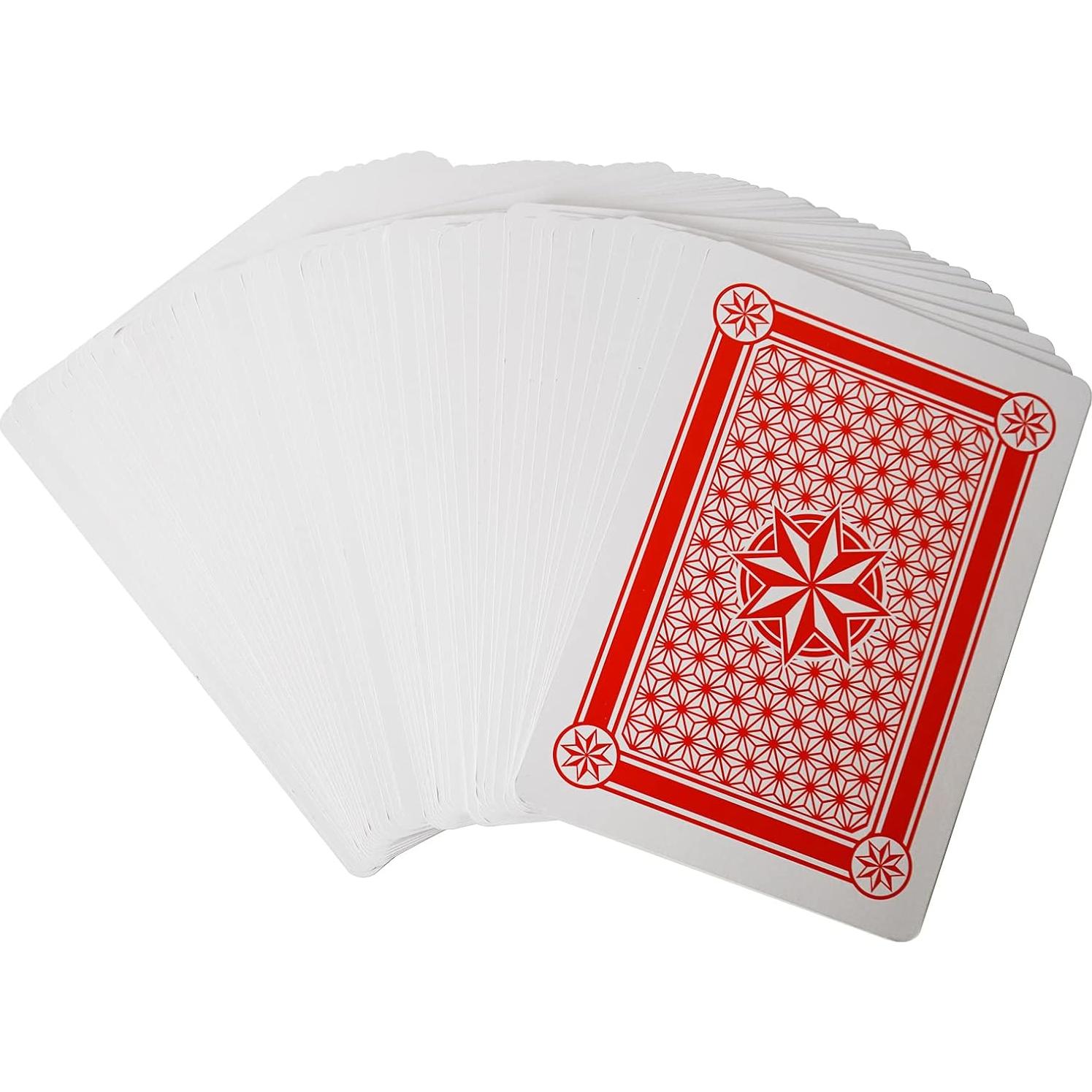 Baraja Jumbo de Cartas Yuanhe 52 Piezas 26.67x36.83 cm