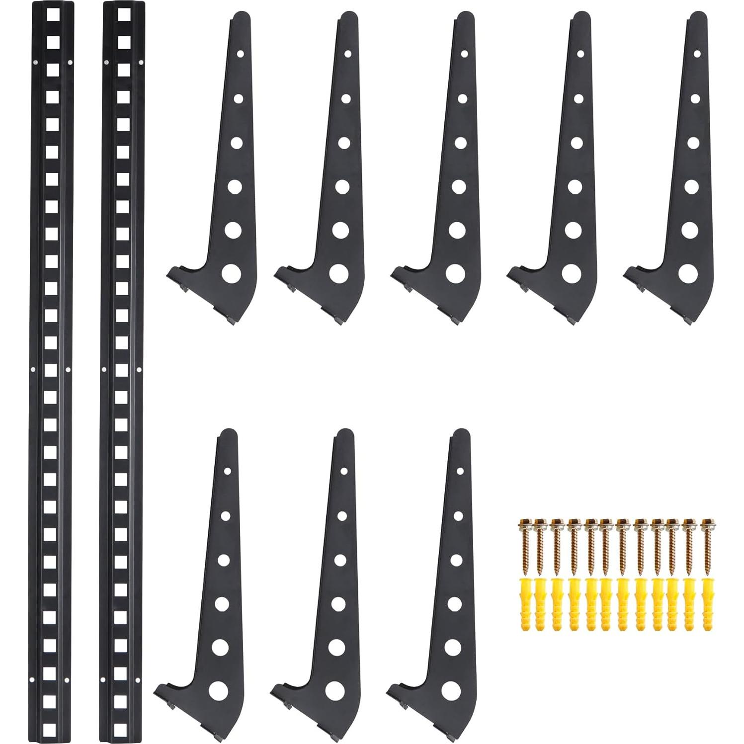 Soporte de Pared Neorexon para 4 Tablas de Surf Ajustable