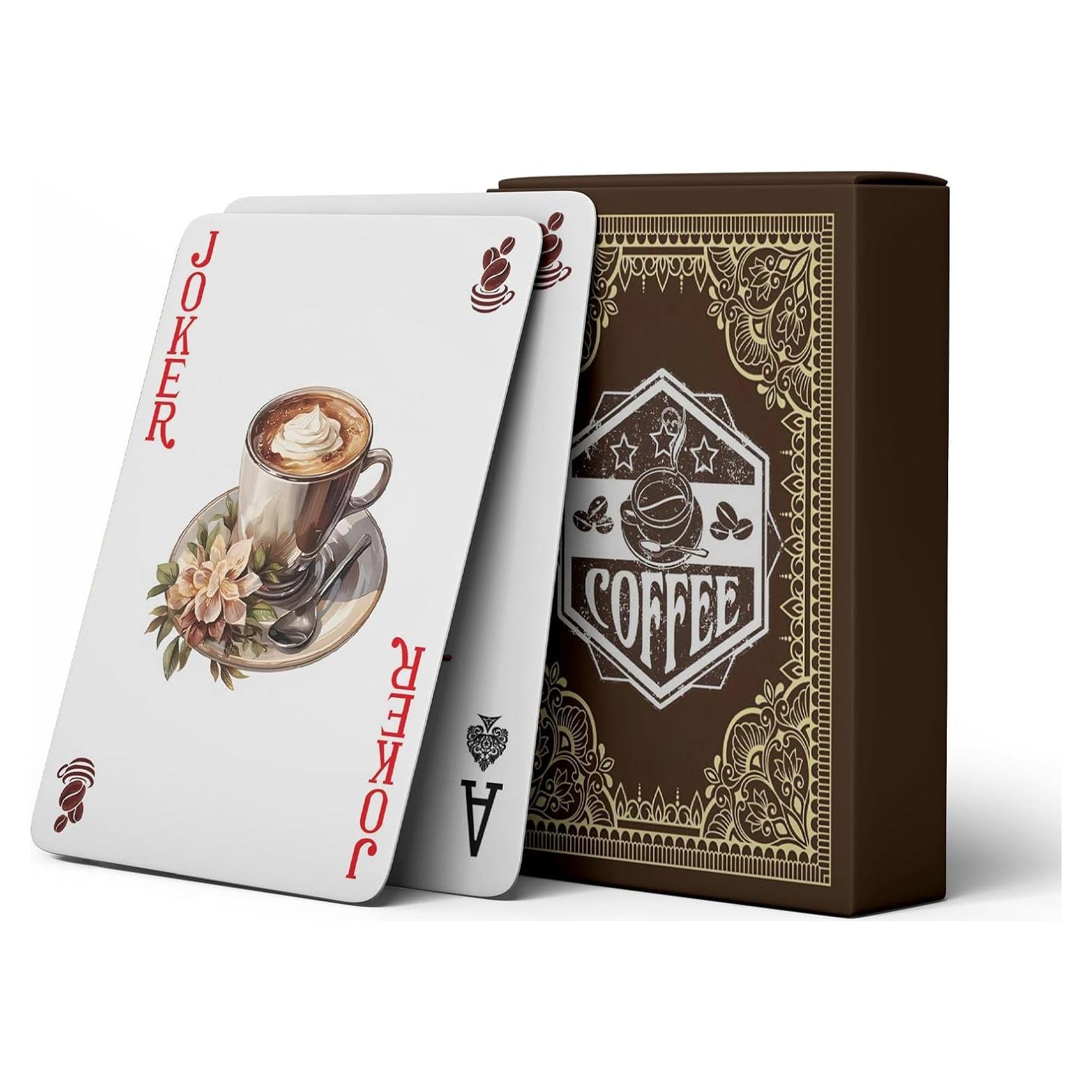 Baraja de Póker Strublfe Retro Café 88x63mm - Cartas Premium