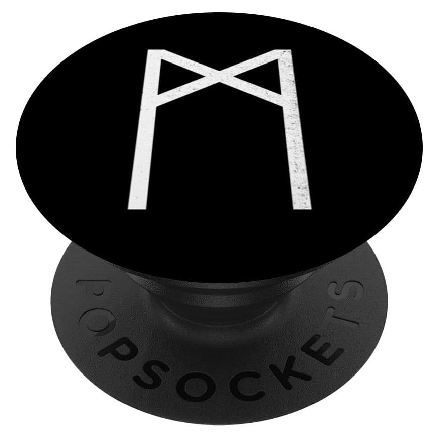 PopSocket Runa Mannaz Futhark PopGrip Adhesivo Negro