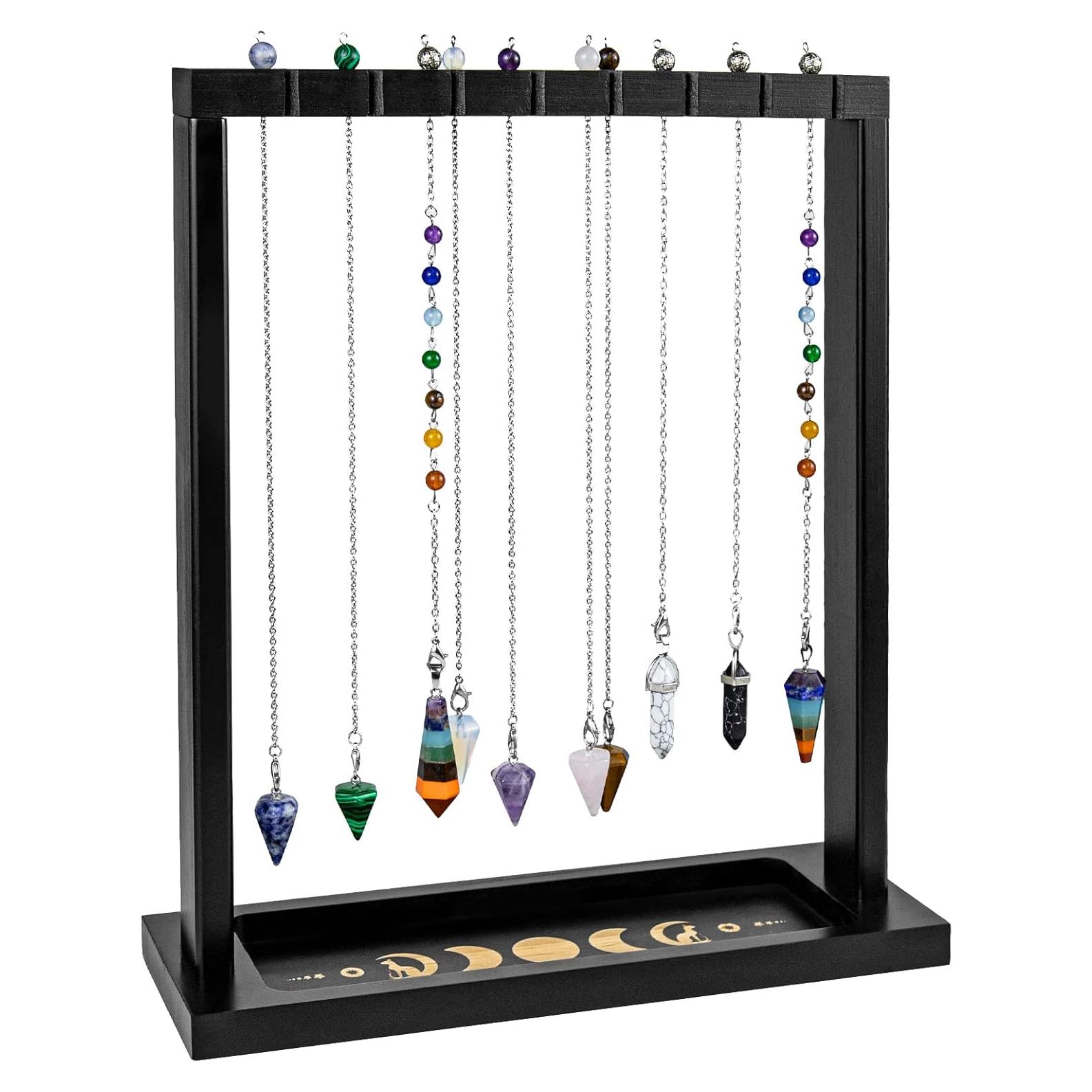 Soporte de Exhibición de Cristales Ceiner con Fase Lunar
