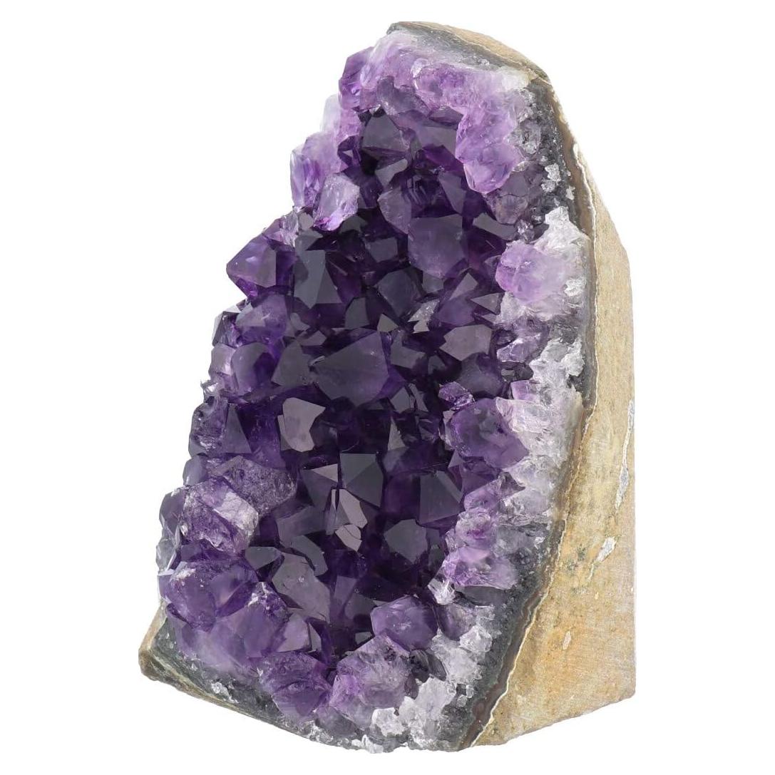 Geoda de Cristal de Amatista Deep Purple 226g Tamaño Mediano