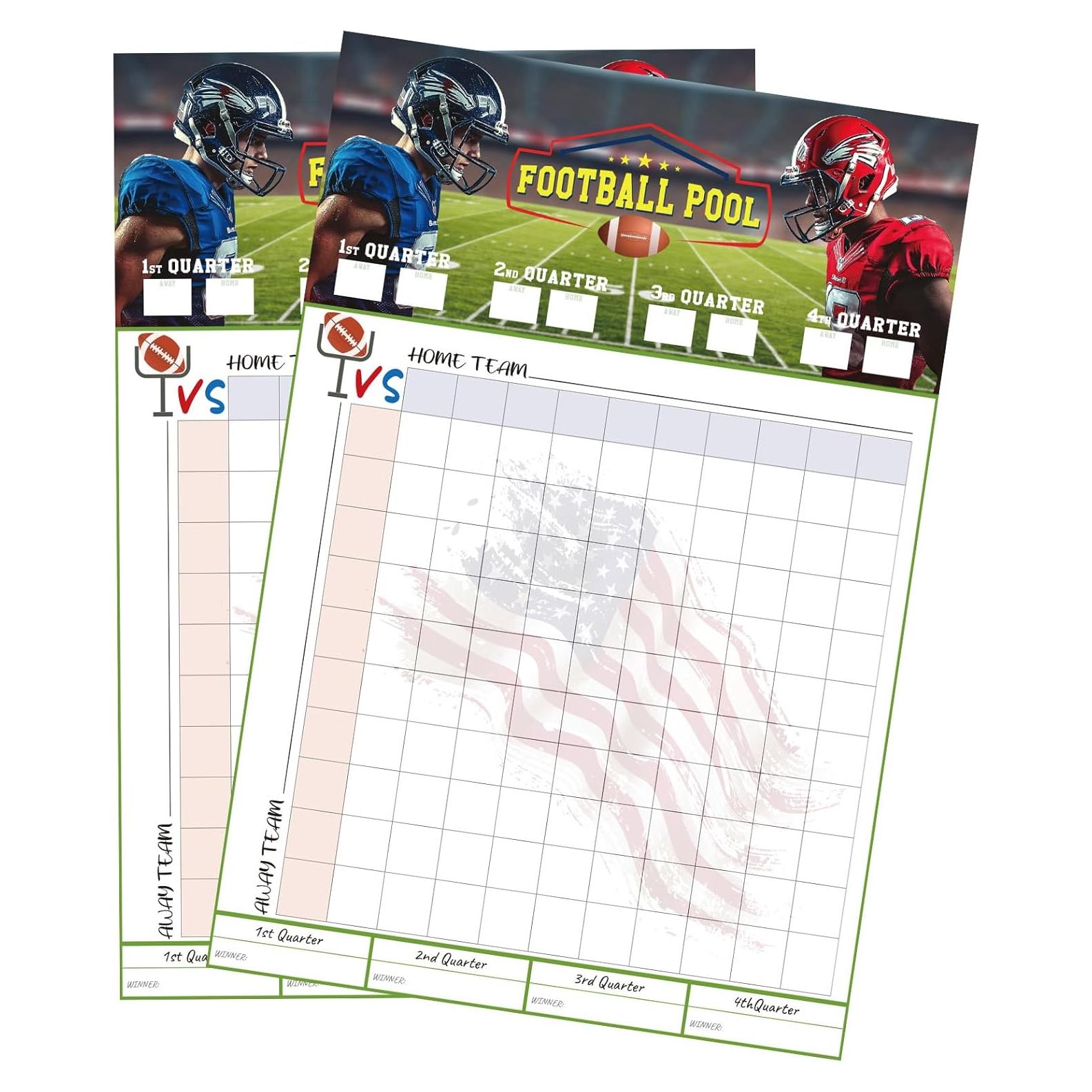 Tablero de Cuadrados de Fútbol Aolamegs 100 Rejillas 48x71 cm