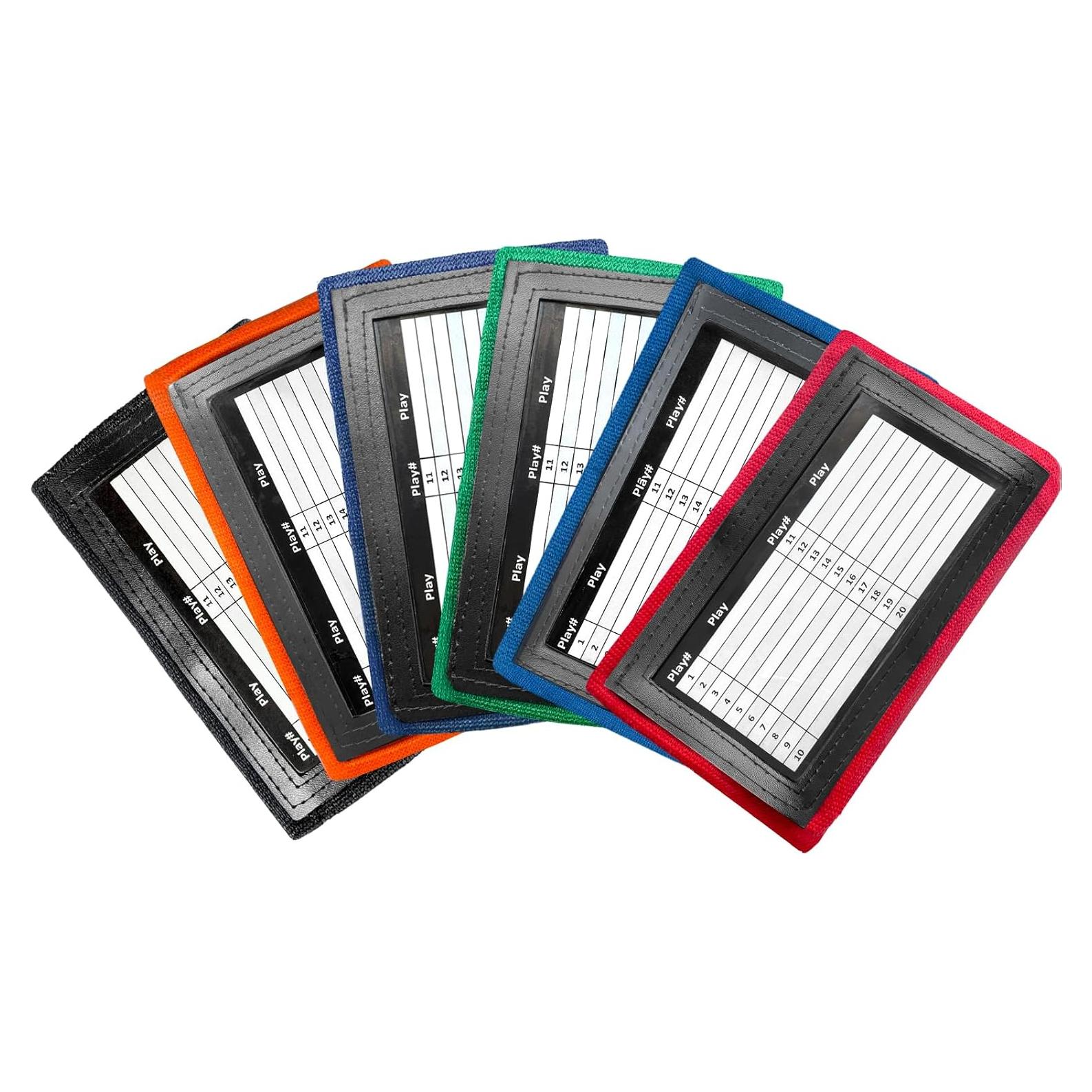 Brazaletes de Juego de Fútbol AUGELUX Juvenil 6-Pack Multicolor