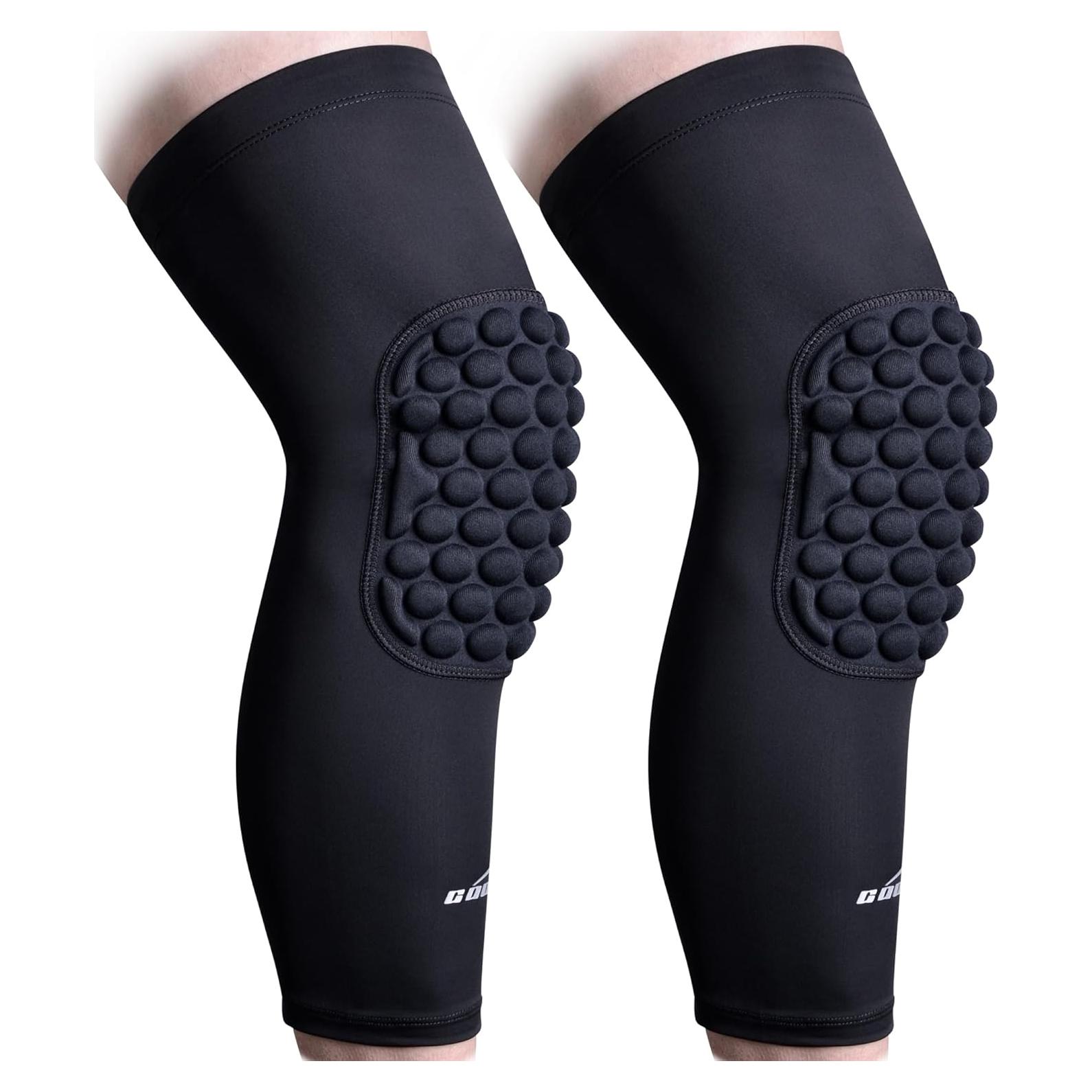 Rodilleras de Compresión COOLOMG para Niños y Adultos - Negras M