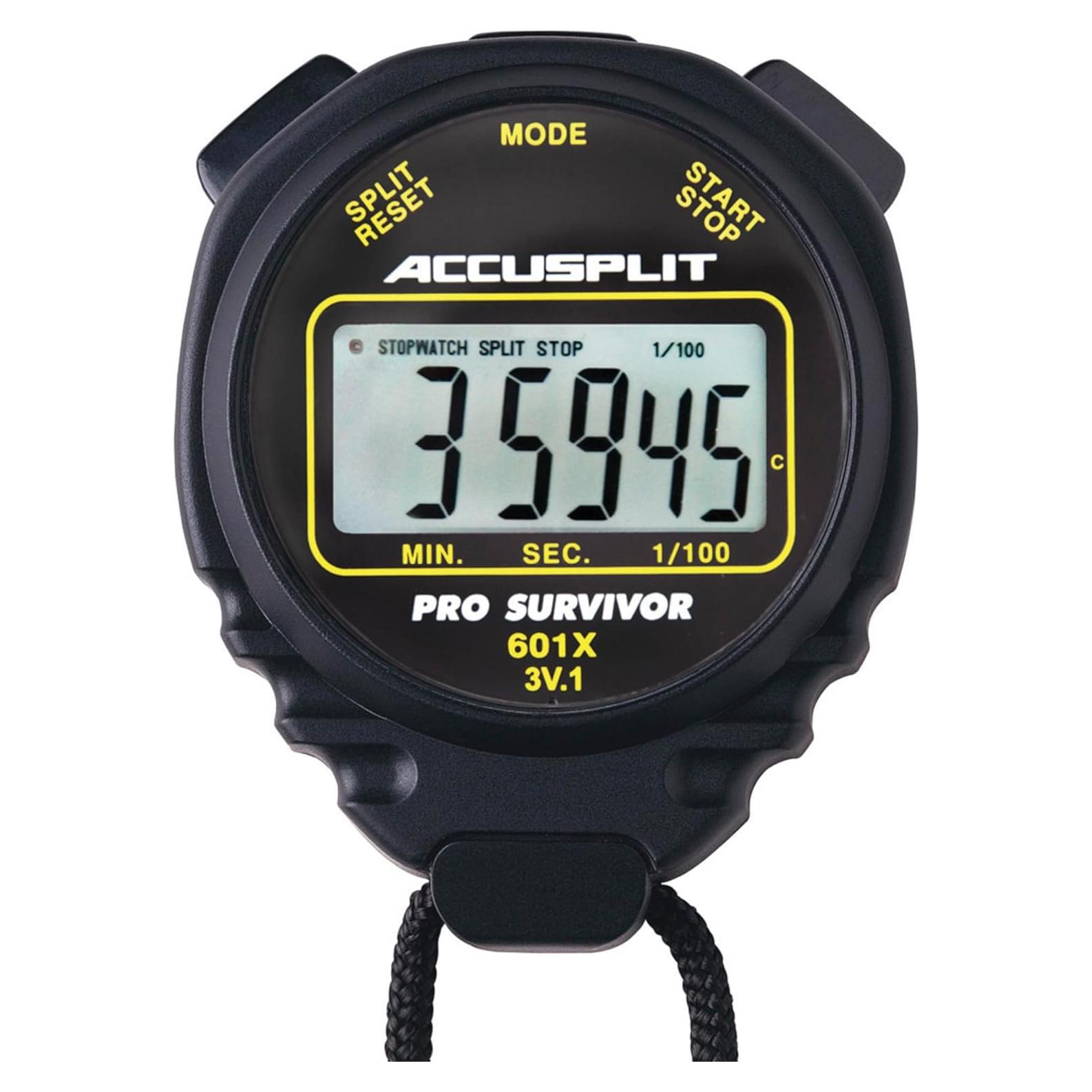 Cronómetro ACCUSPLIT Pro Survivor A601X Pantalla XL