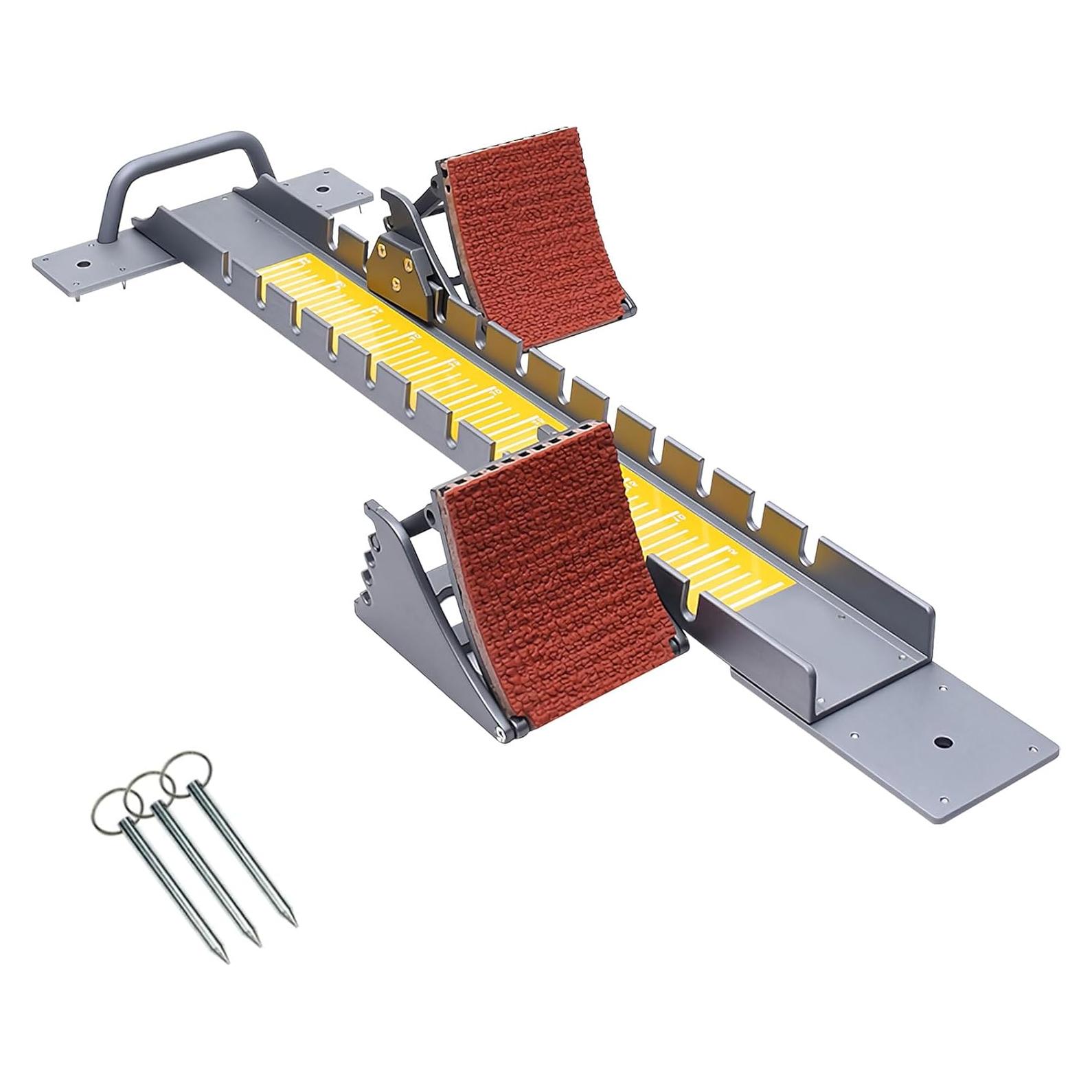Bloques de Salida de Aluminio Supvision 35in Ajustables Amarillo