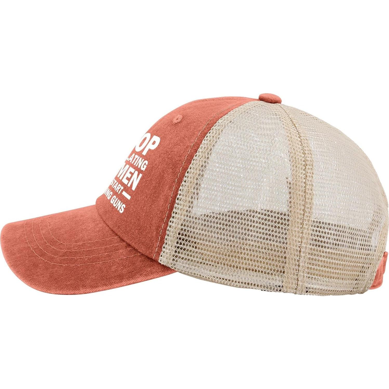 Gorra de Camionero Unisex Elixvsoer Retro Transpirable