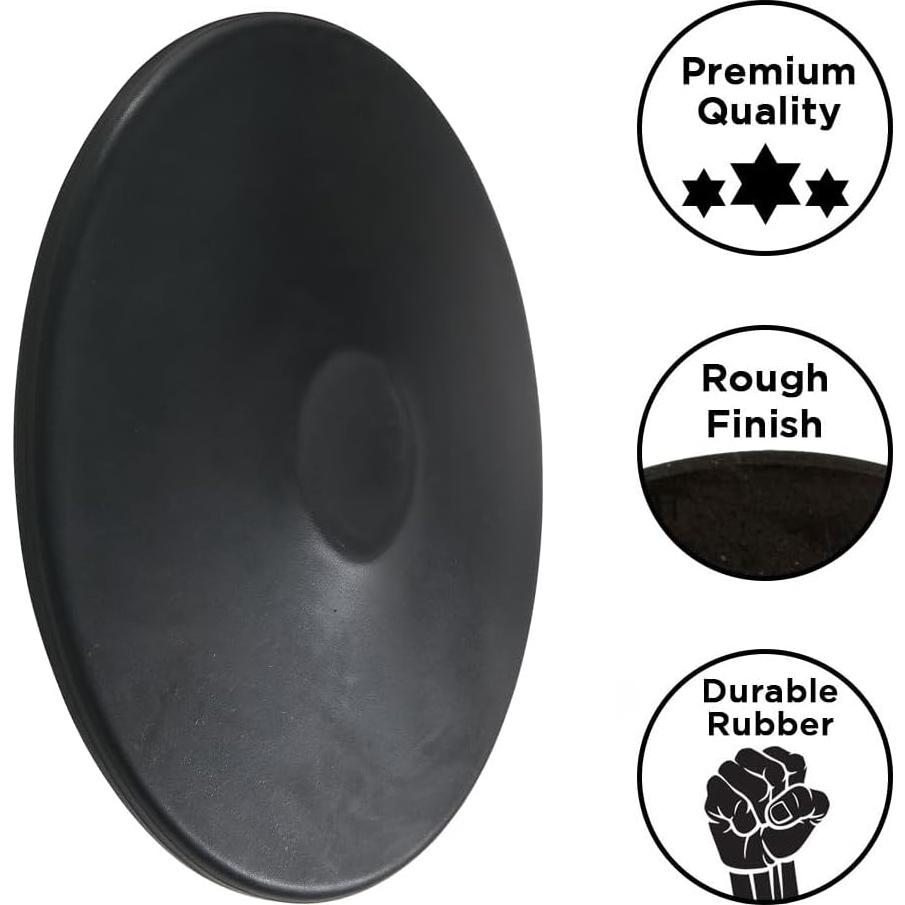 Disco de Goma Negro PORT A PIT 1 kg Económico Escolar