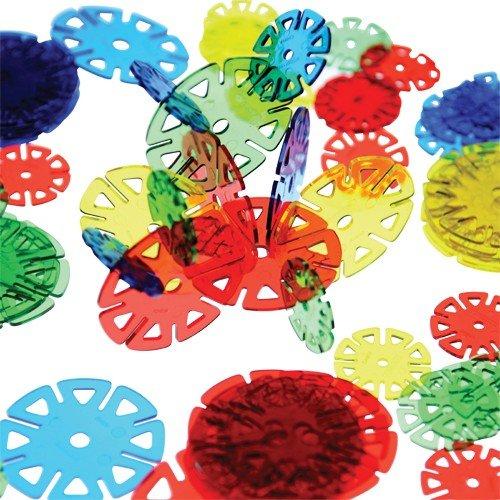 Juego Constructivo 350 piezas Cristal Set de Chips 300 Conectores