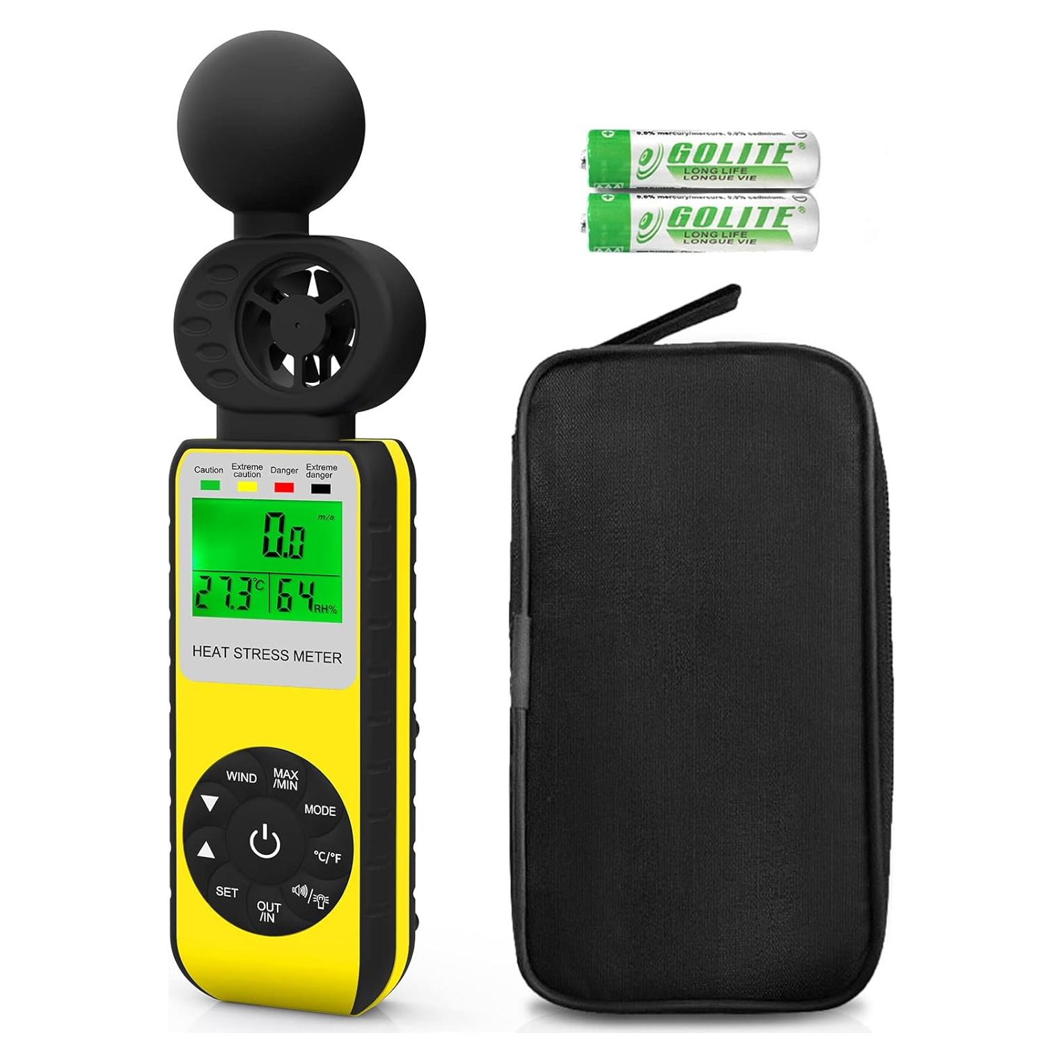 Anemómetro Digital Multifuncional INFURIDER - Velocidad Viento, WBGT