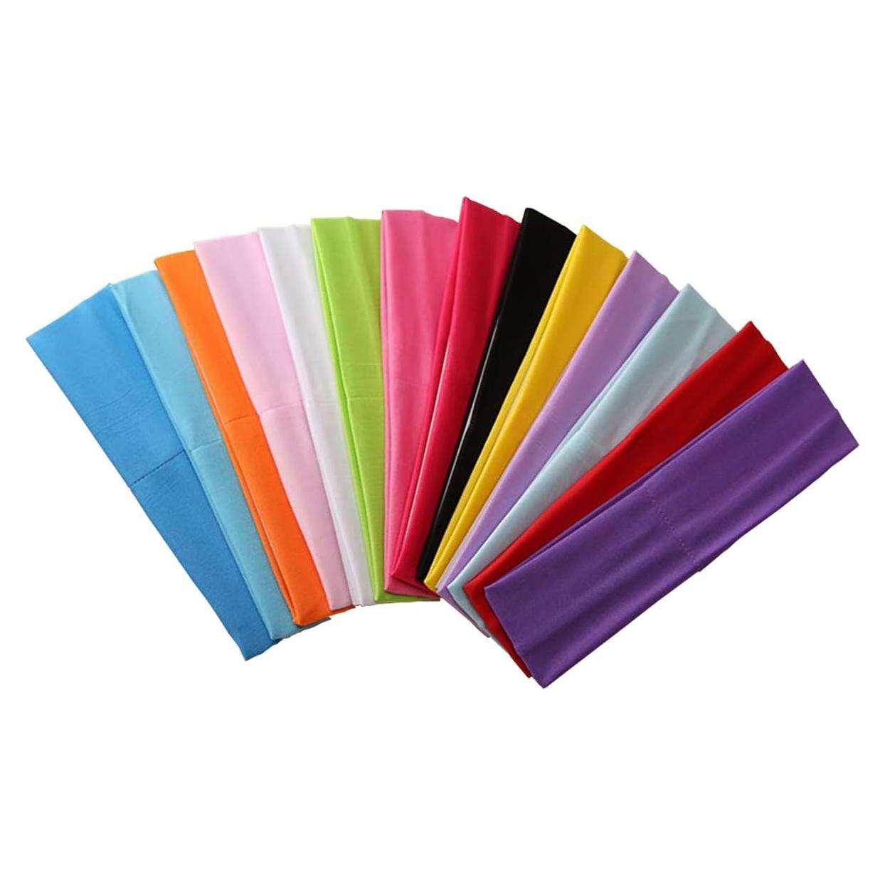 14 Diademas Deportivas Elásticas Zapire para Mujeres y Niñas