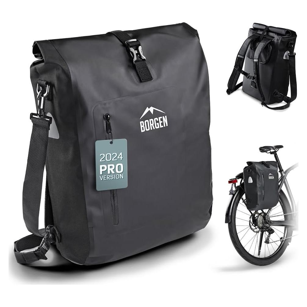 Bolsa para Portabicicletas Borgen 3en1 Pro 25L Impermeable