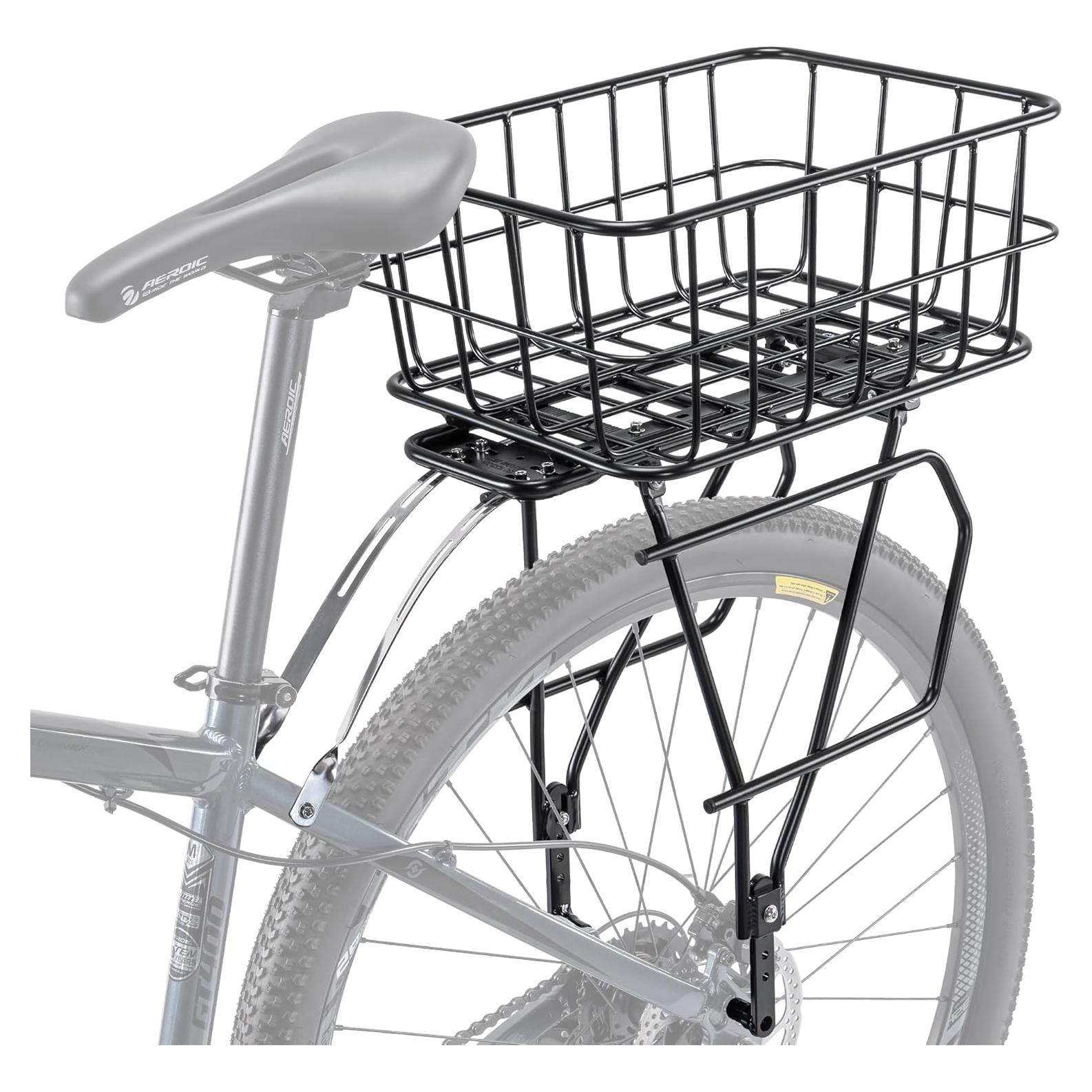 Soporte Trasero para Bicicleta CXWXC con Canasta 27.2 kg