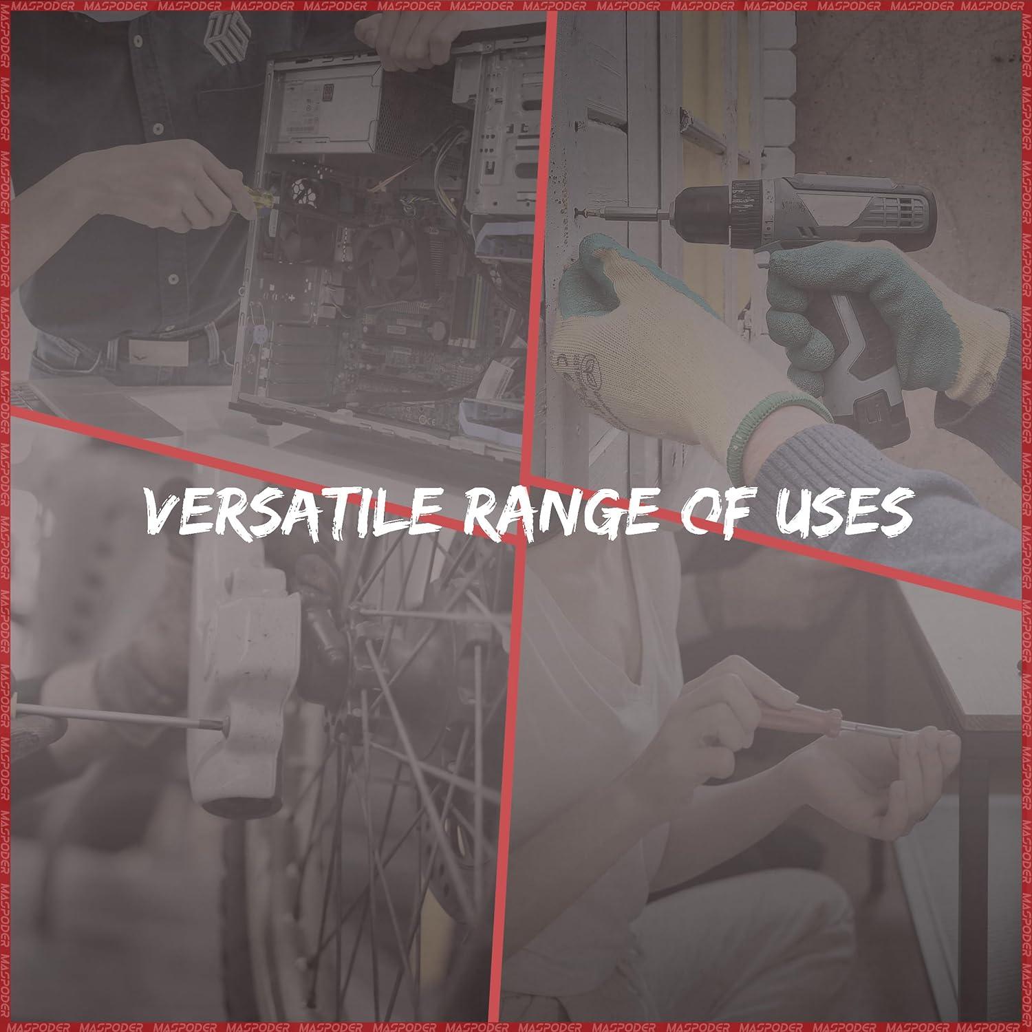 Kit de Herramientas para Bicicleta MASPODER 44 en 1 Compacto