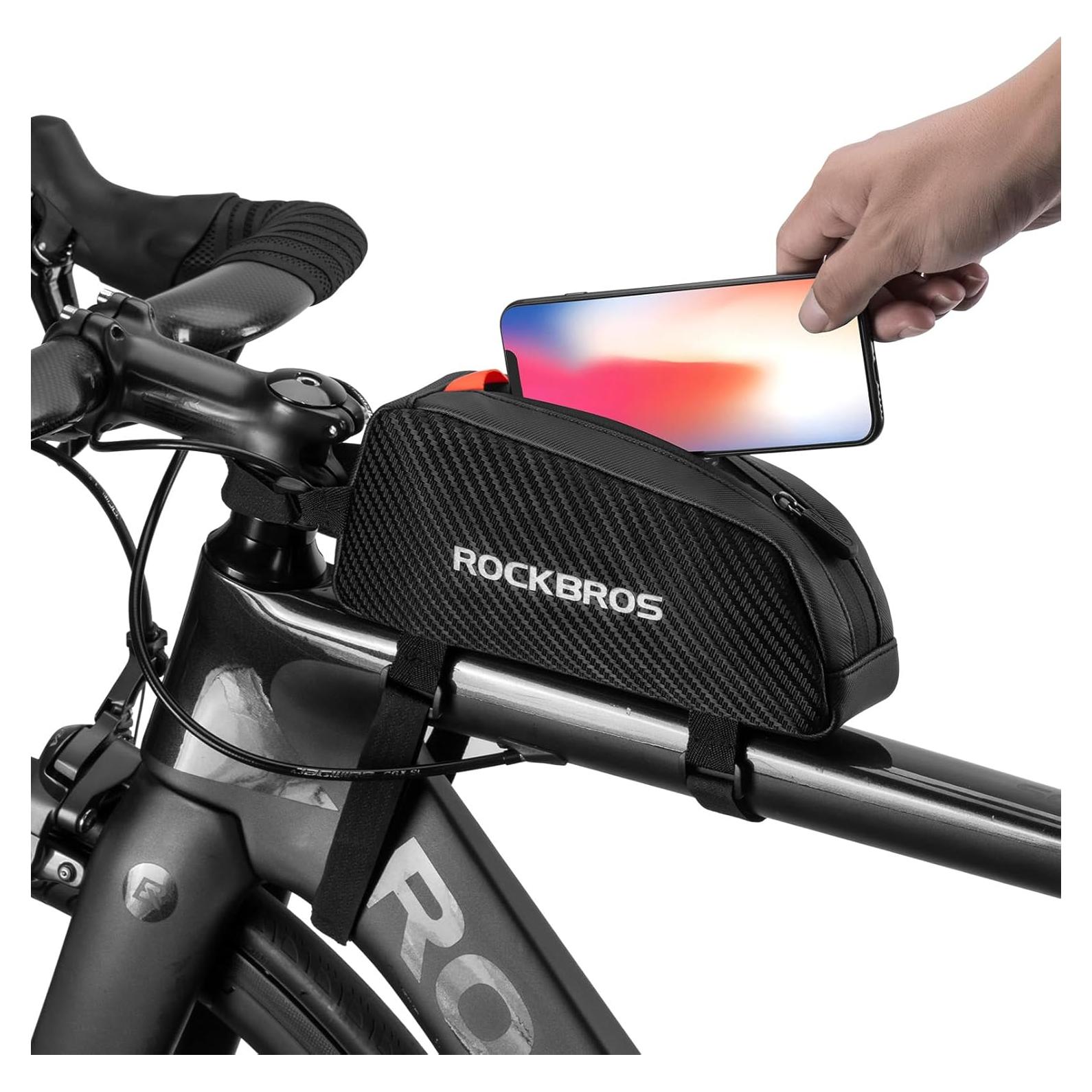 Bolsa de Tubo Superior ROCKBROS para Bicicleta 1L Impermeable
