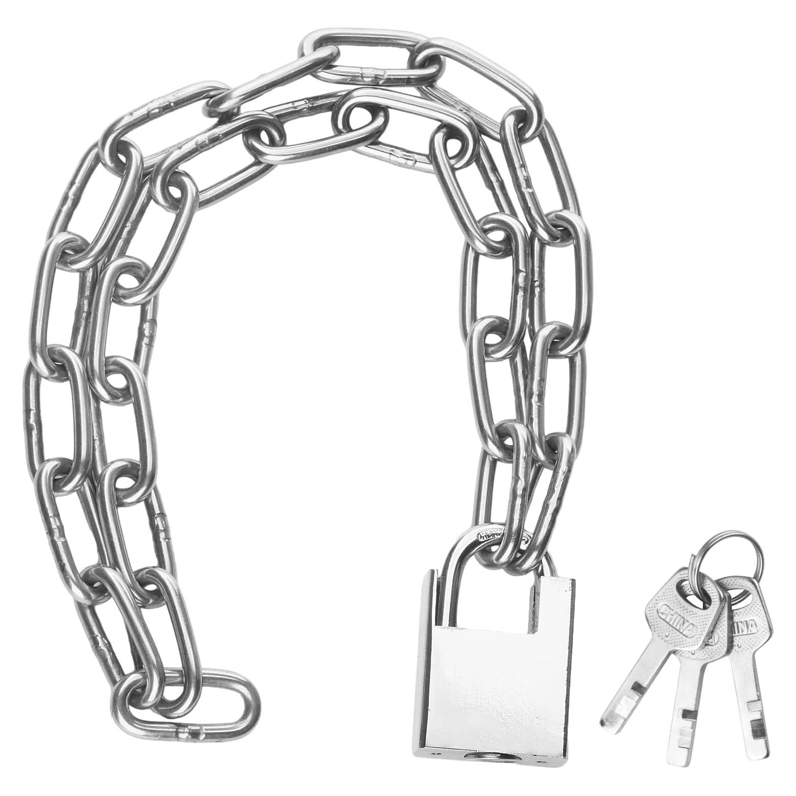 Candado de Cadena de Seguridad Zxglxinyao 80cm Acero Inoxidable