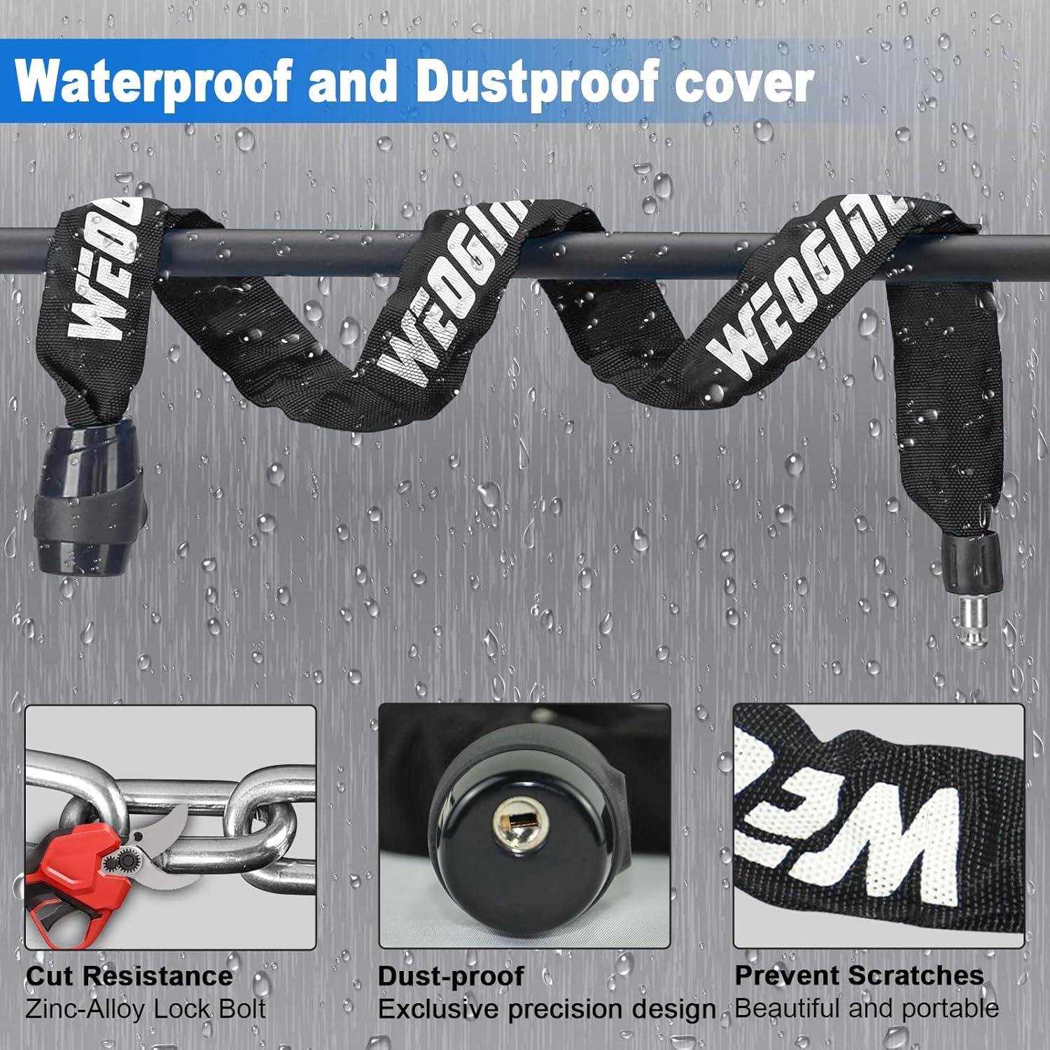 Candado de Cadena Antirrobo Weogine 0.83m Alta Resistencia