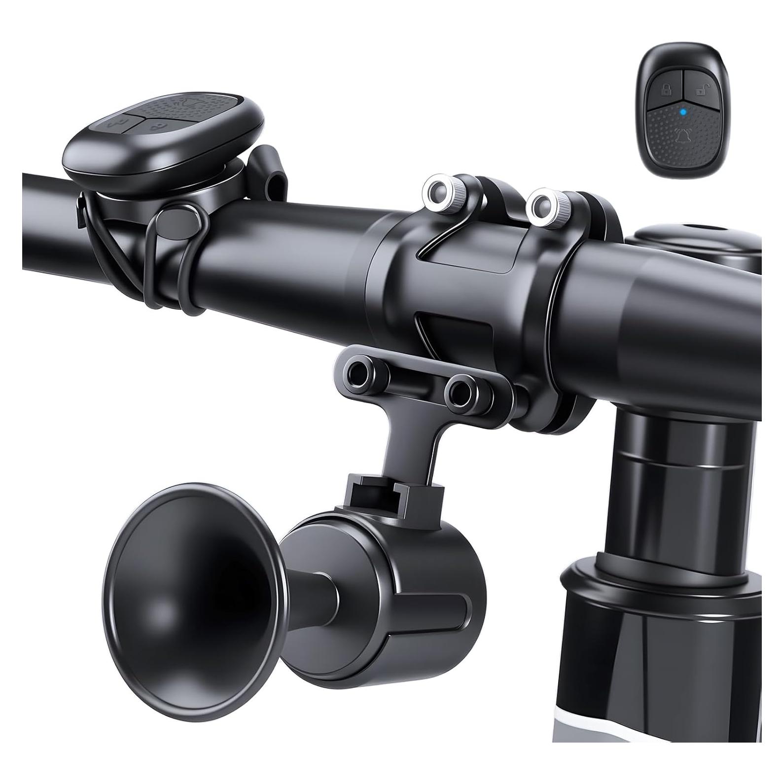 Bocina de Bicicleta Eléctrica POWVINE EH-2PRO 120dB Antirrobo