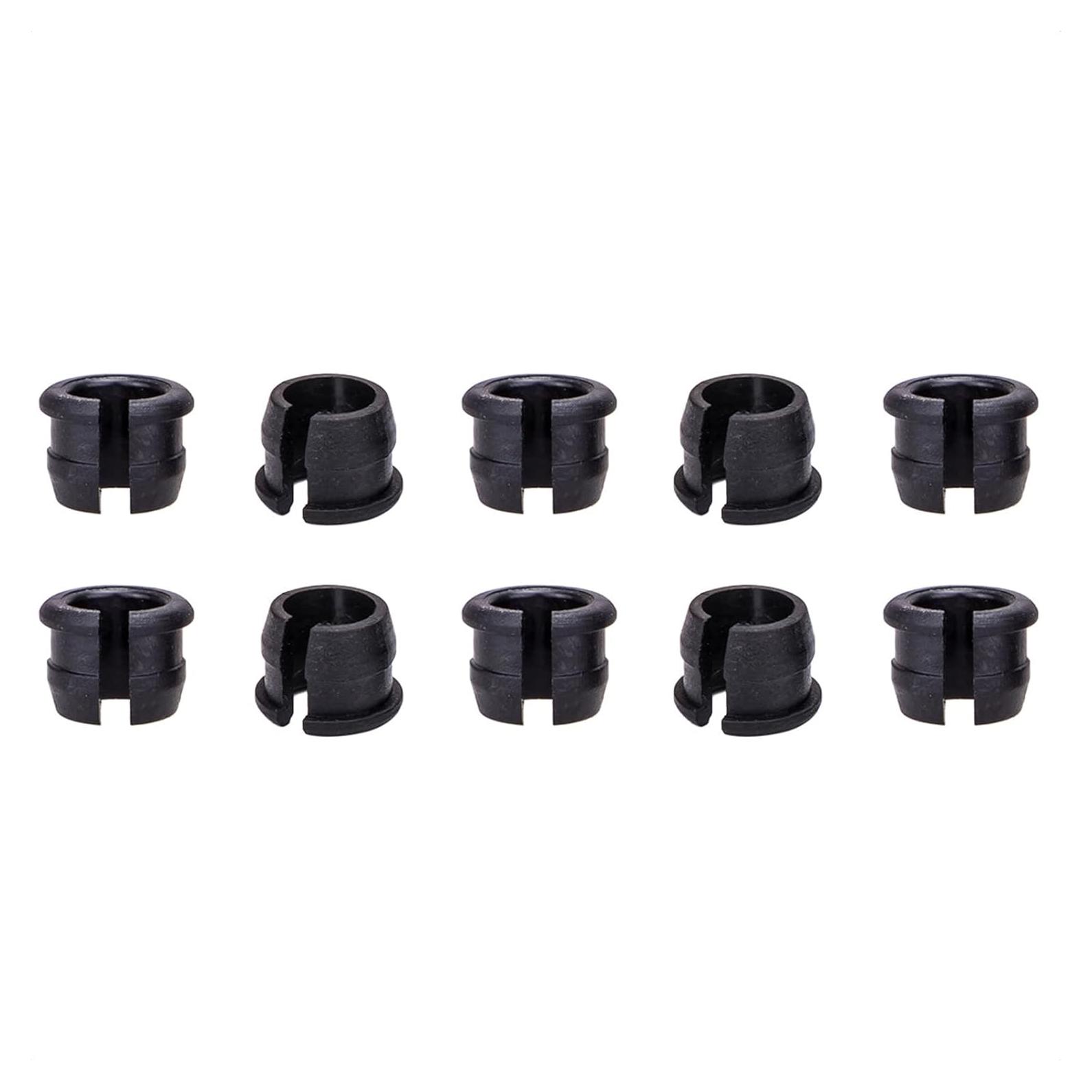 10 Adaptadores de Rueda Schrader a Presta KIEVODE - Plástico Negro