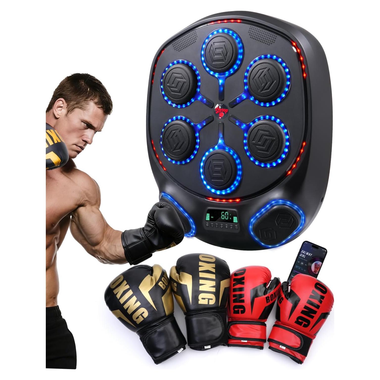 Máquina de Boxeo Musical Shroop 51.5x61.8cm Bluetooth