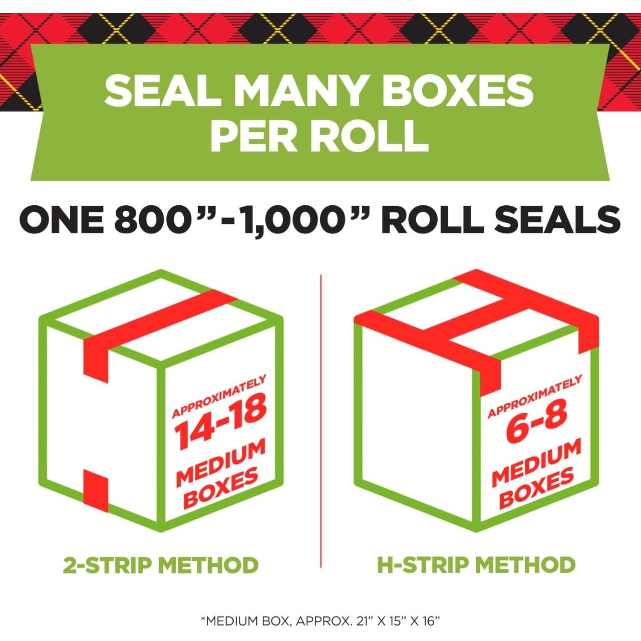 Cinta de Embalaje Scotch Sure Start 6 Rollos 4.78 cm x 20.3 m