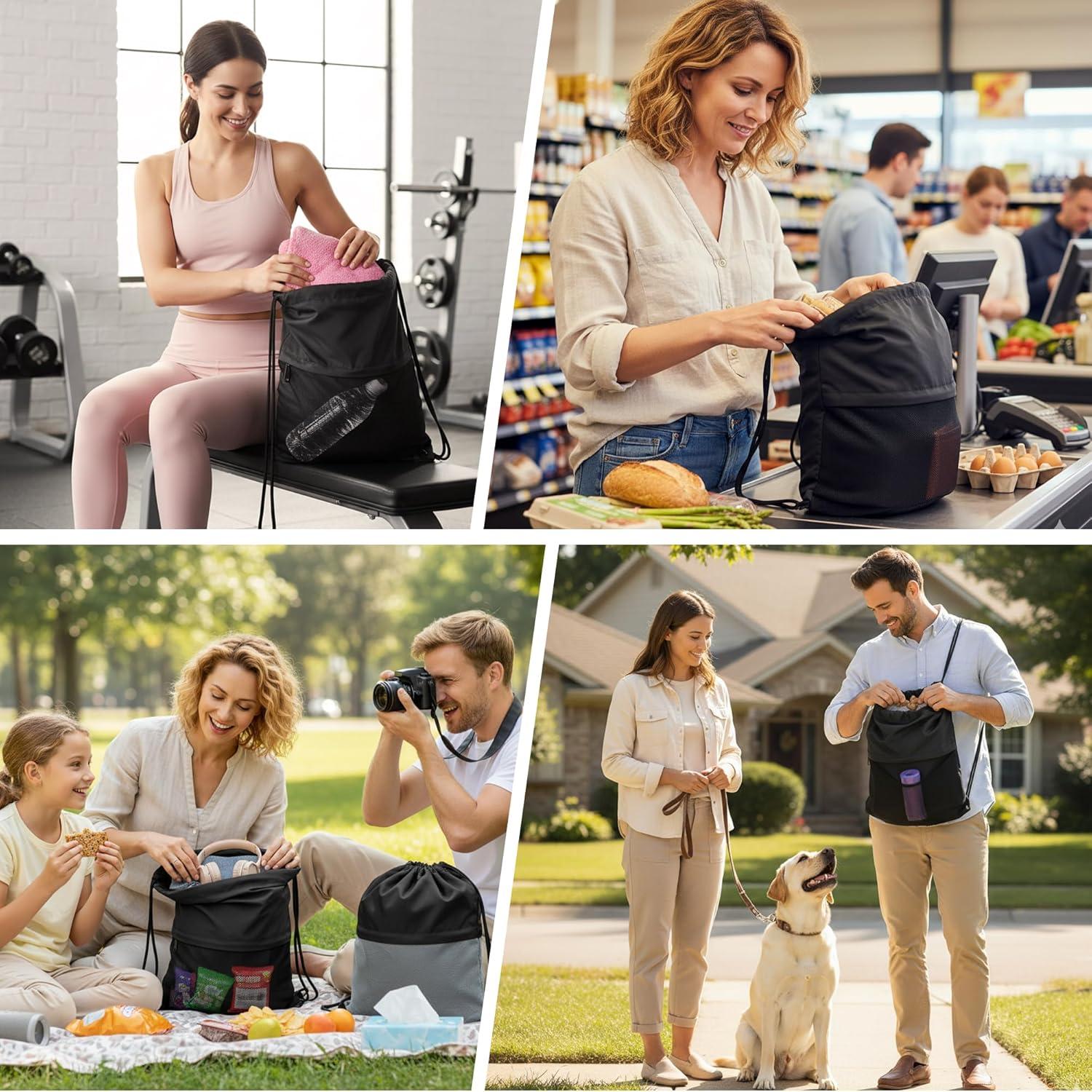 Mochila Deportiva Plegable TLM-skd01 20L Negra para Gimnasio