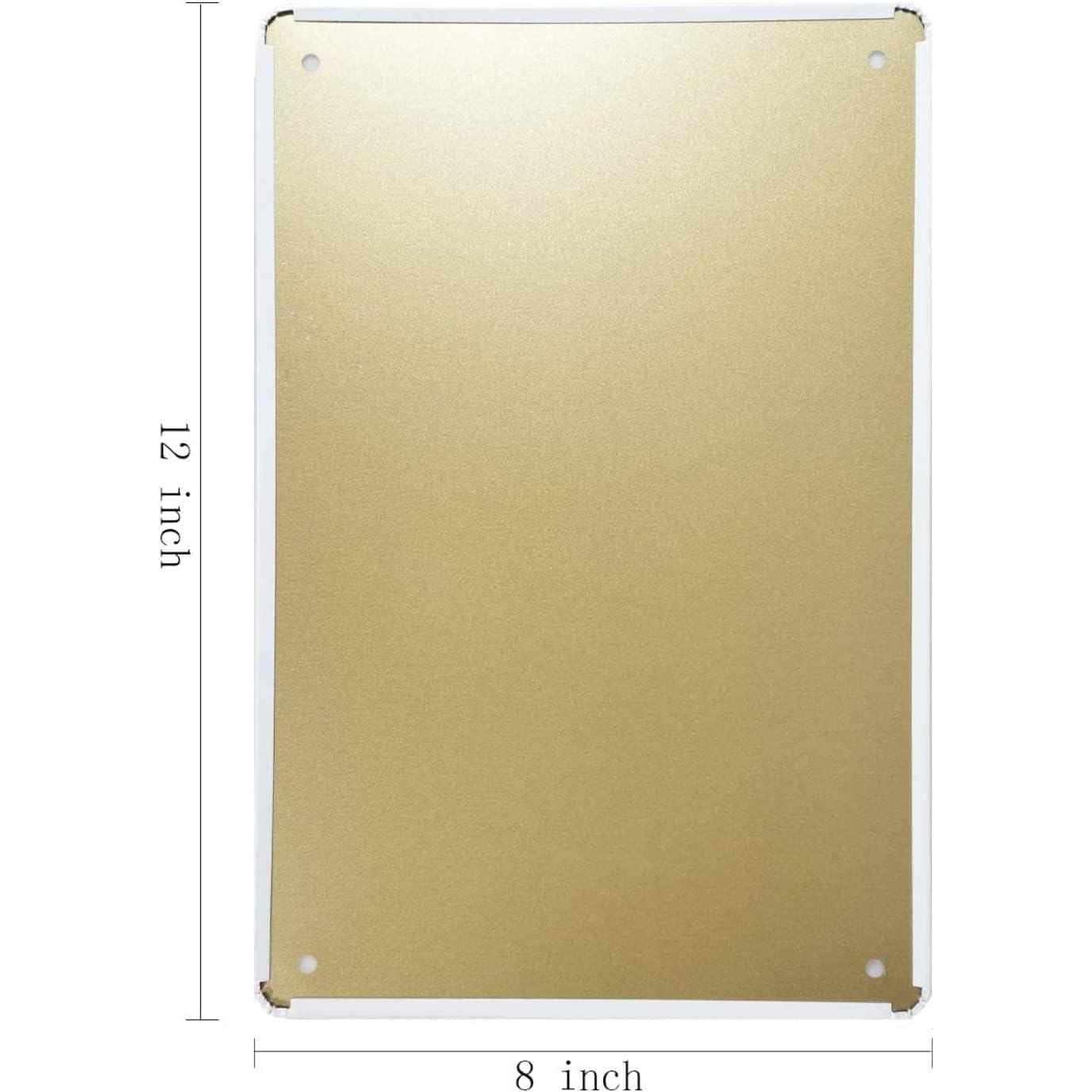 Cartel de Metal Vintage Gimnasio Masleo 20x30 cm Motivacional