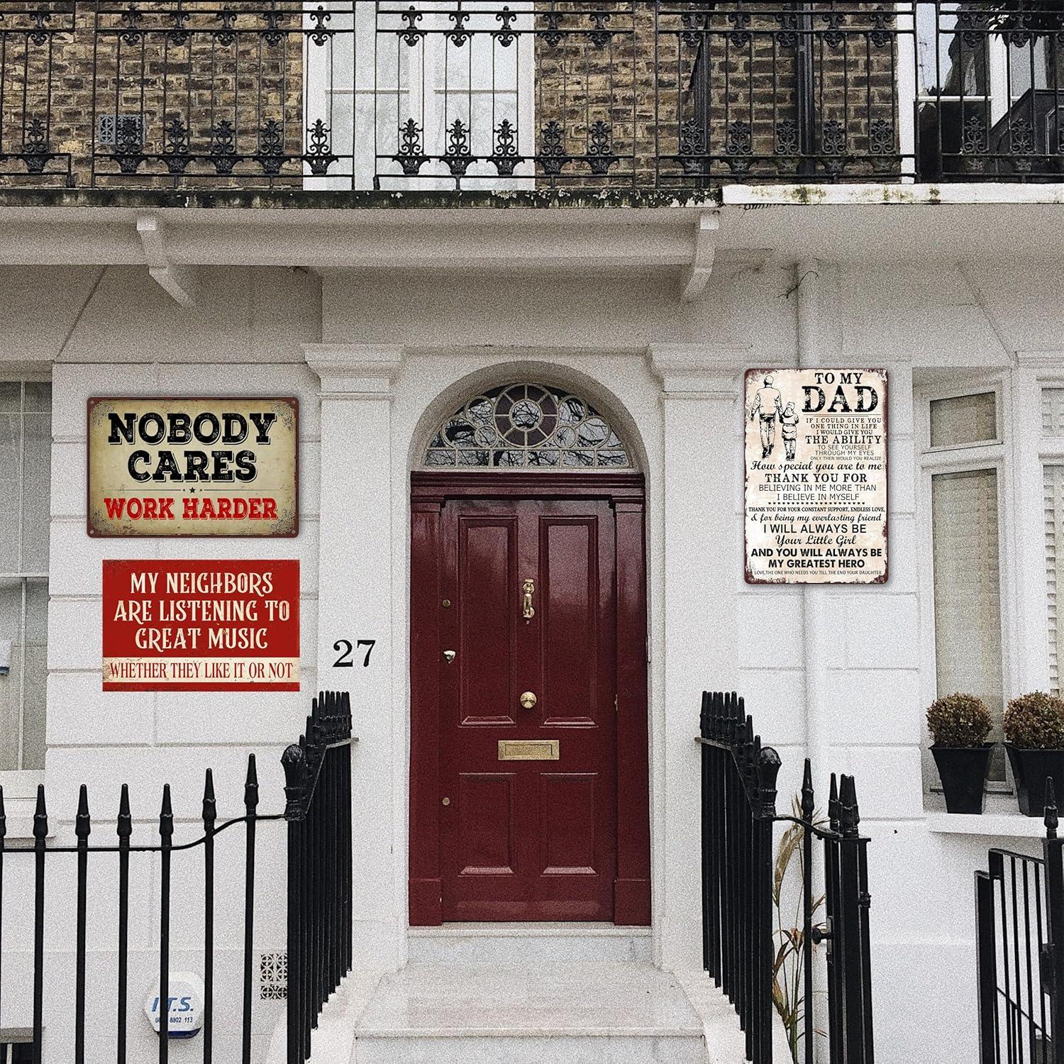 Cartel de Metal Vintage Gimnasio Masleo 20x30 cm Motivacional